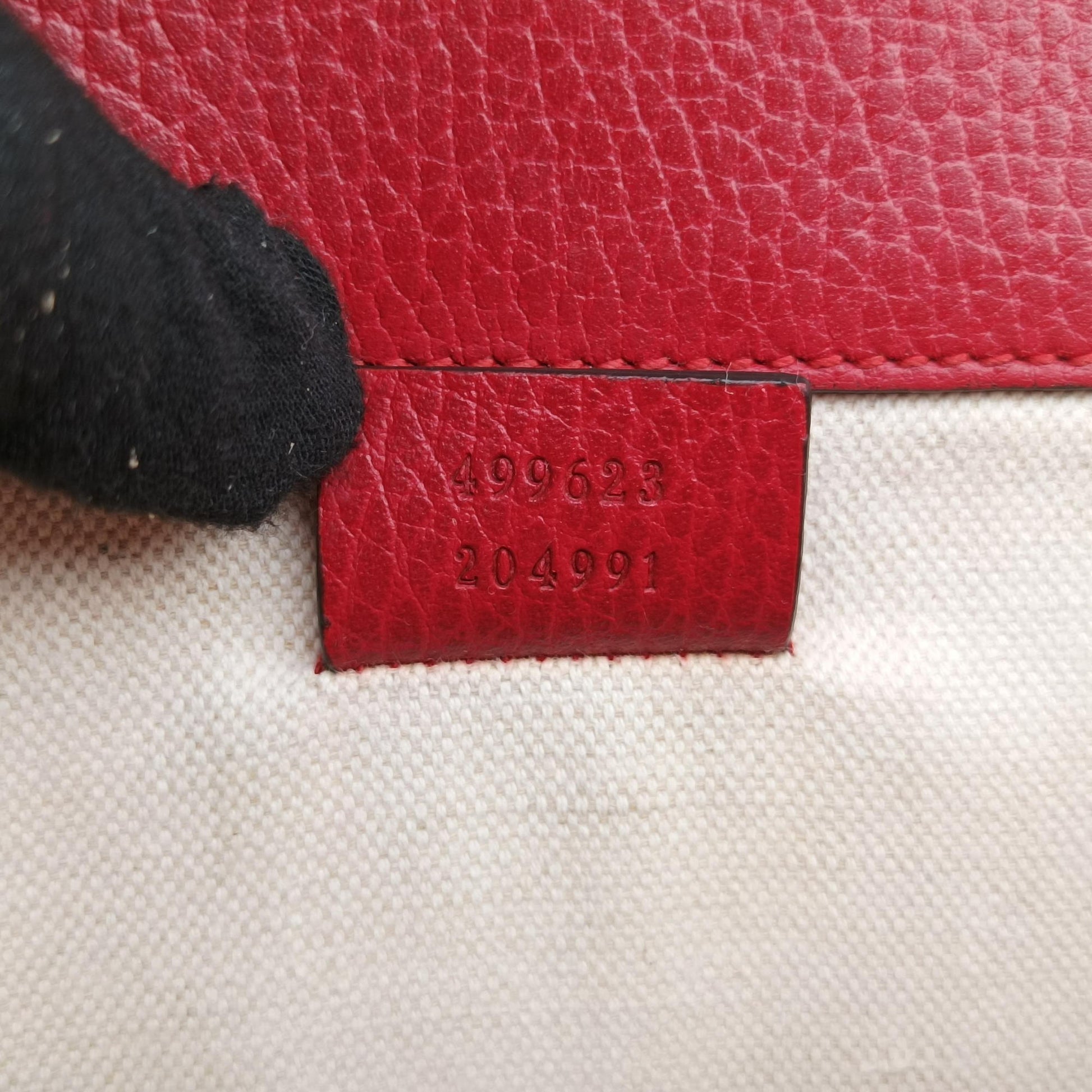 Dionysus Red Leather 499623 Lot number unknownデュオニソス レッド レザー 499623 製番不明