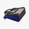 Luggage Mini Shopper Beige×black×blue Suede × leather S-AT-1103 S-MM-1103ラゲージミニショッパー ベージュ×ブラック×ブルー スエード×レザー S-AT-1103 S-MM-1103