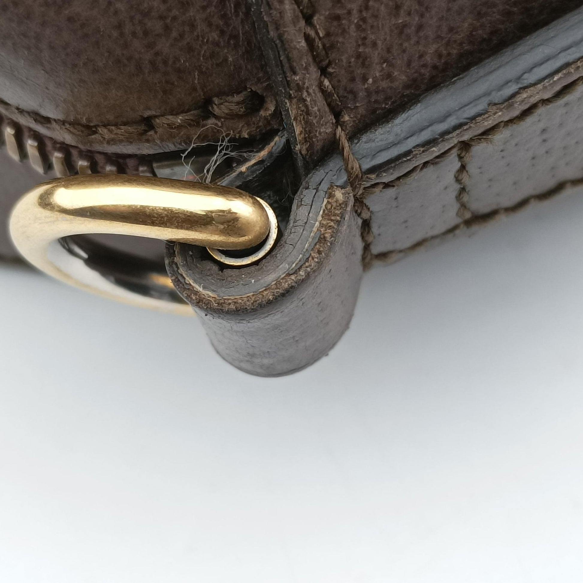 Neo Vintage Messenger Brown PVC coated canvas×Leather 476466 A032886542ネオ ヴィンテージ メッセンジャー ブラウン PVCコーティングキャンバス×レザー 476466 A032886542