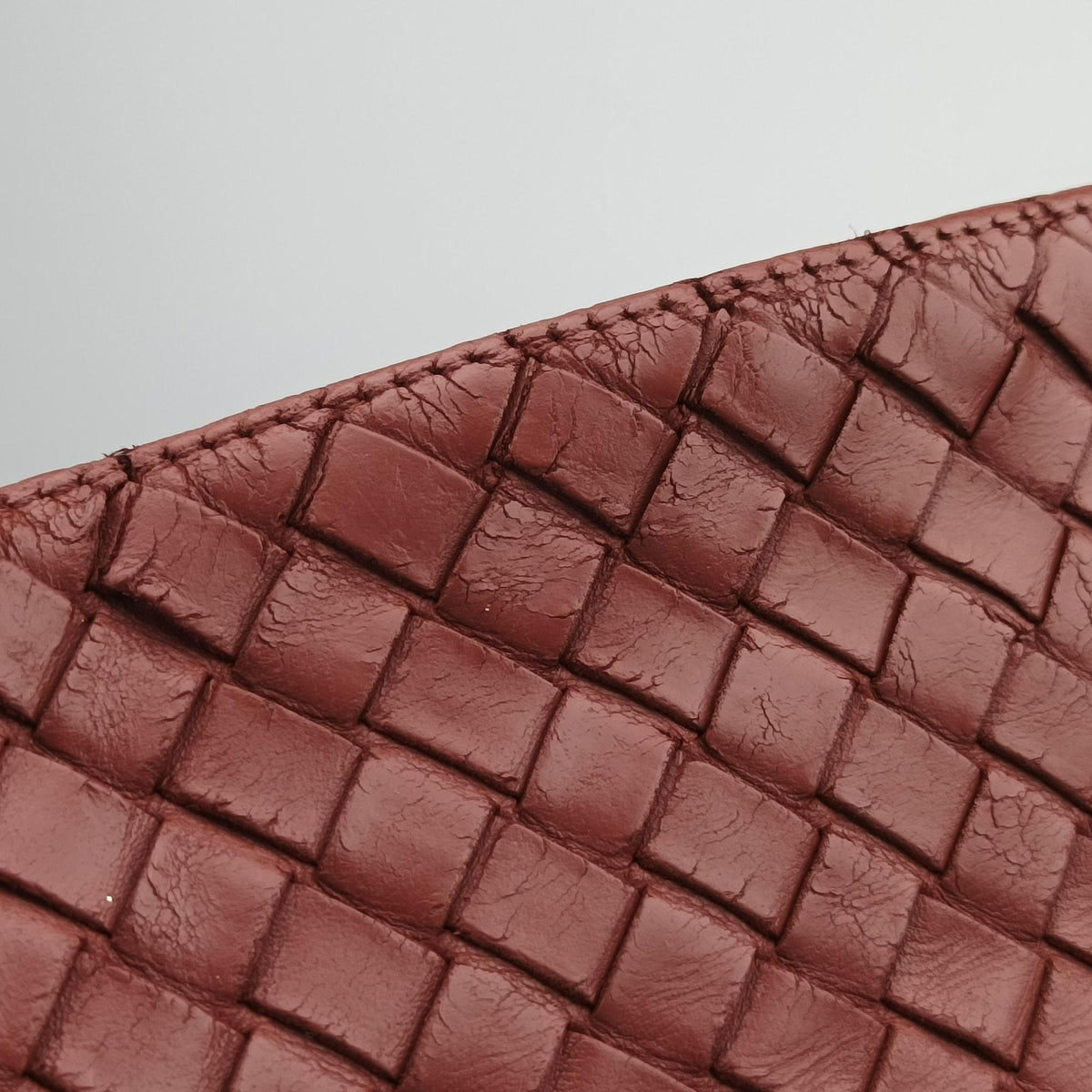 Intrecciato Red lambskin B01402325Dイントレチャート レッド ラムスキン B01402325D