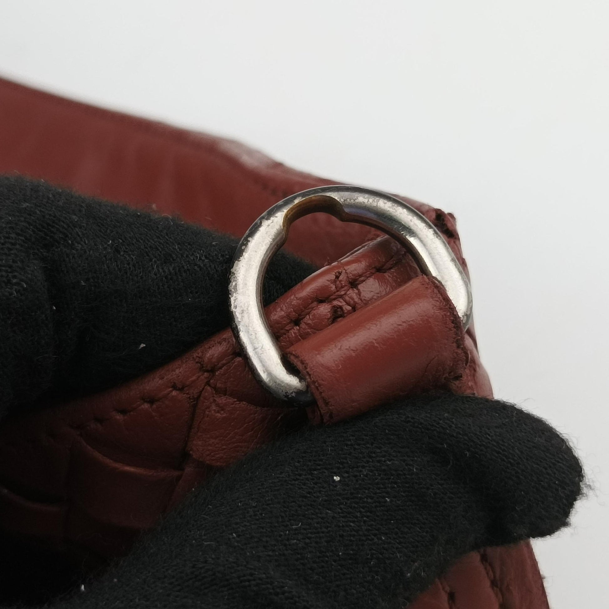 Intrecciato Red lambskin B01402325Dイントレチャート レッド ラムスキン B01402325D