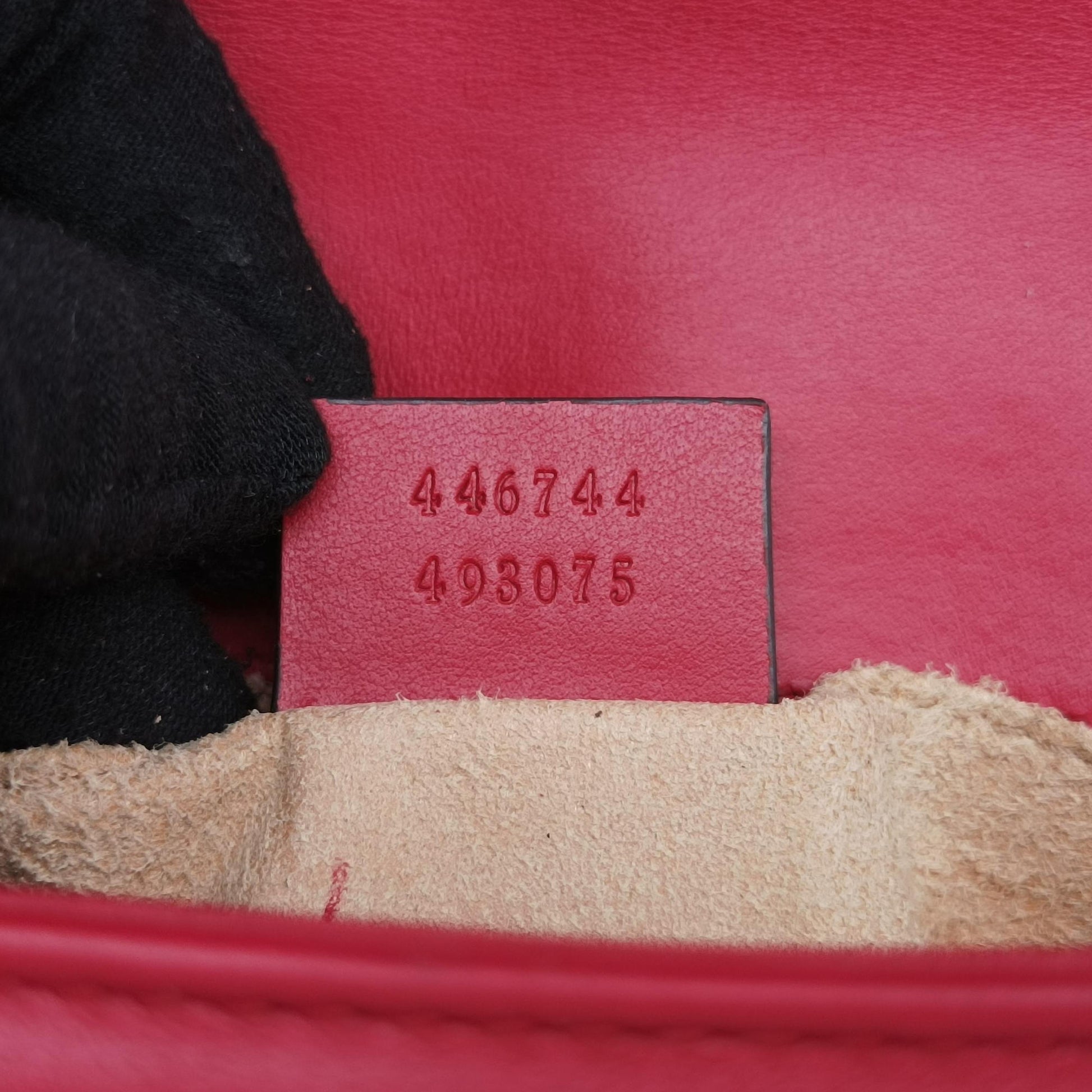 GG Marmont Red Leather 446744 C027769351GGマーモント レッド レザー 446744 C027769351