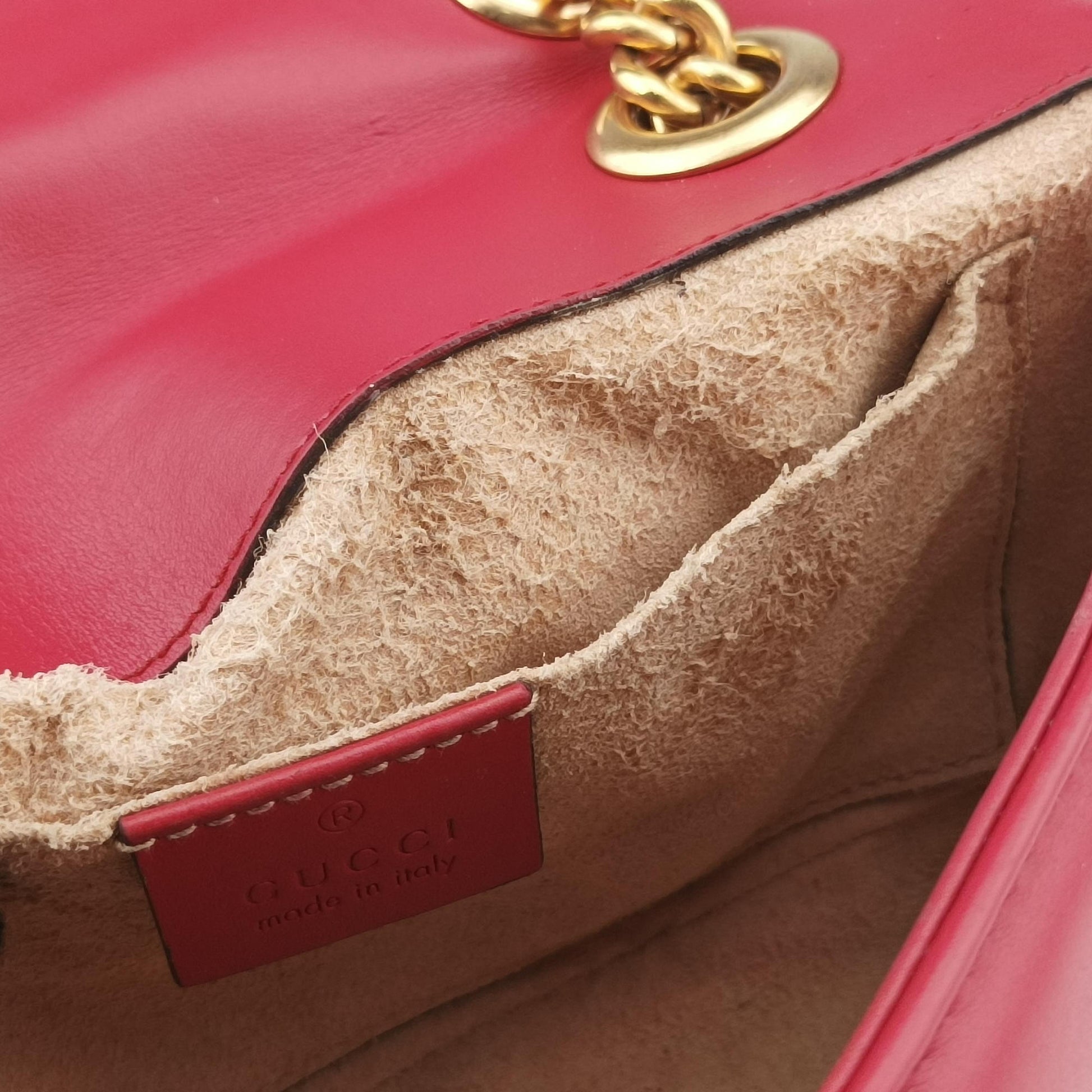 GG Marmont Red Leather 446744 C027769351GGマーモント レッド レザー 446744 C027769351