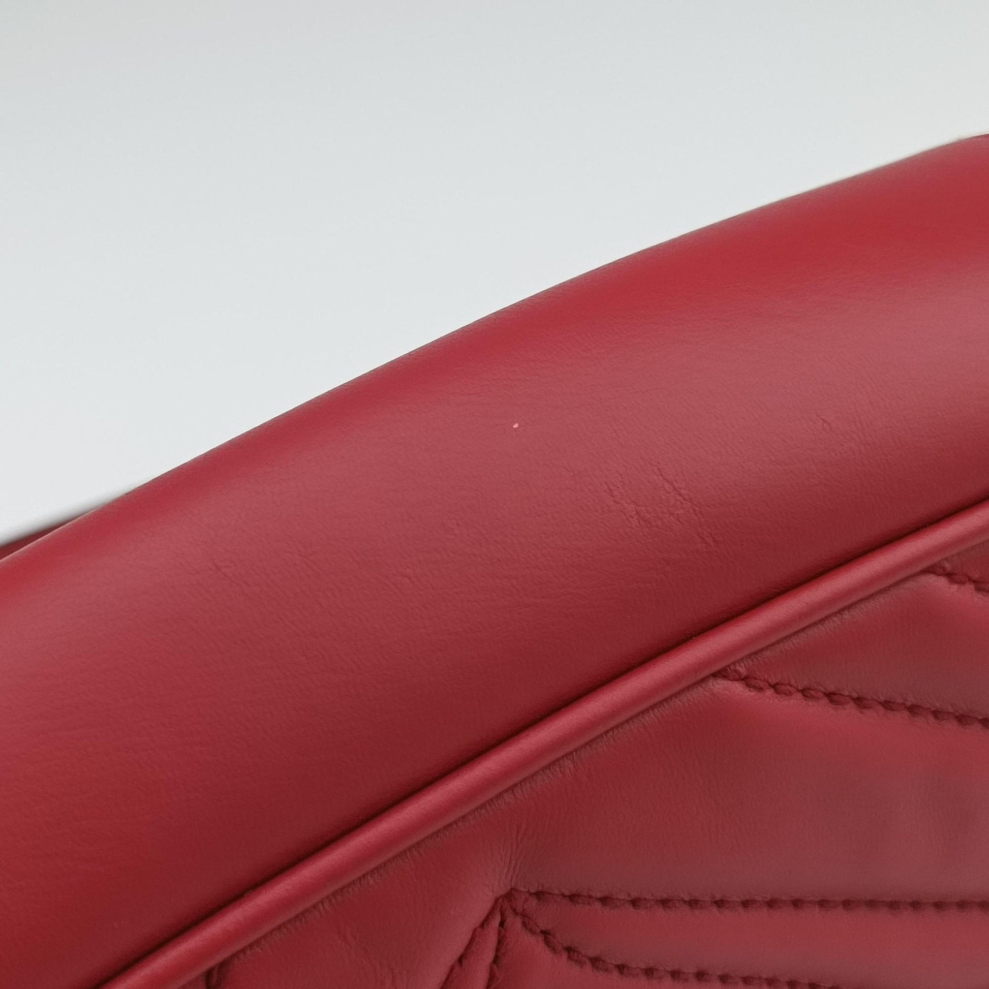 GG Marmont Red Leather 446744 C027769351GGマーモント レッド レザー 446744 C027769351