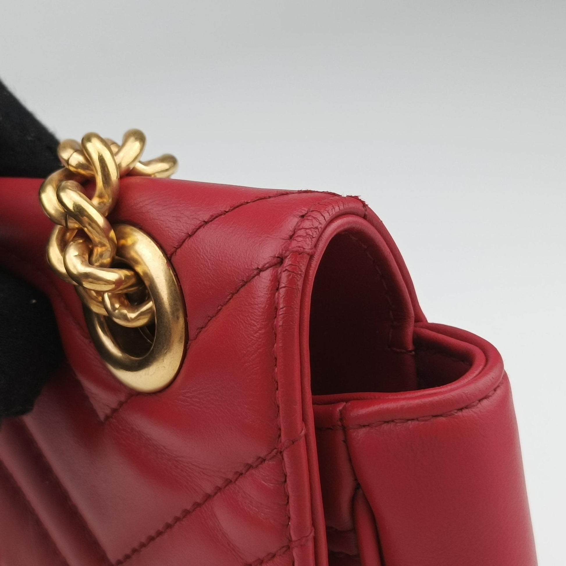 GG Marmont Red Leather 446744 C027769351GGマーモント レッド レザー 446744 C027769351