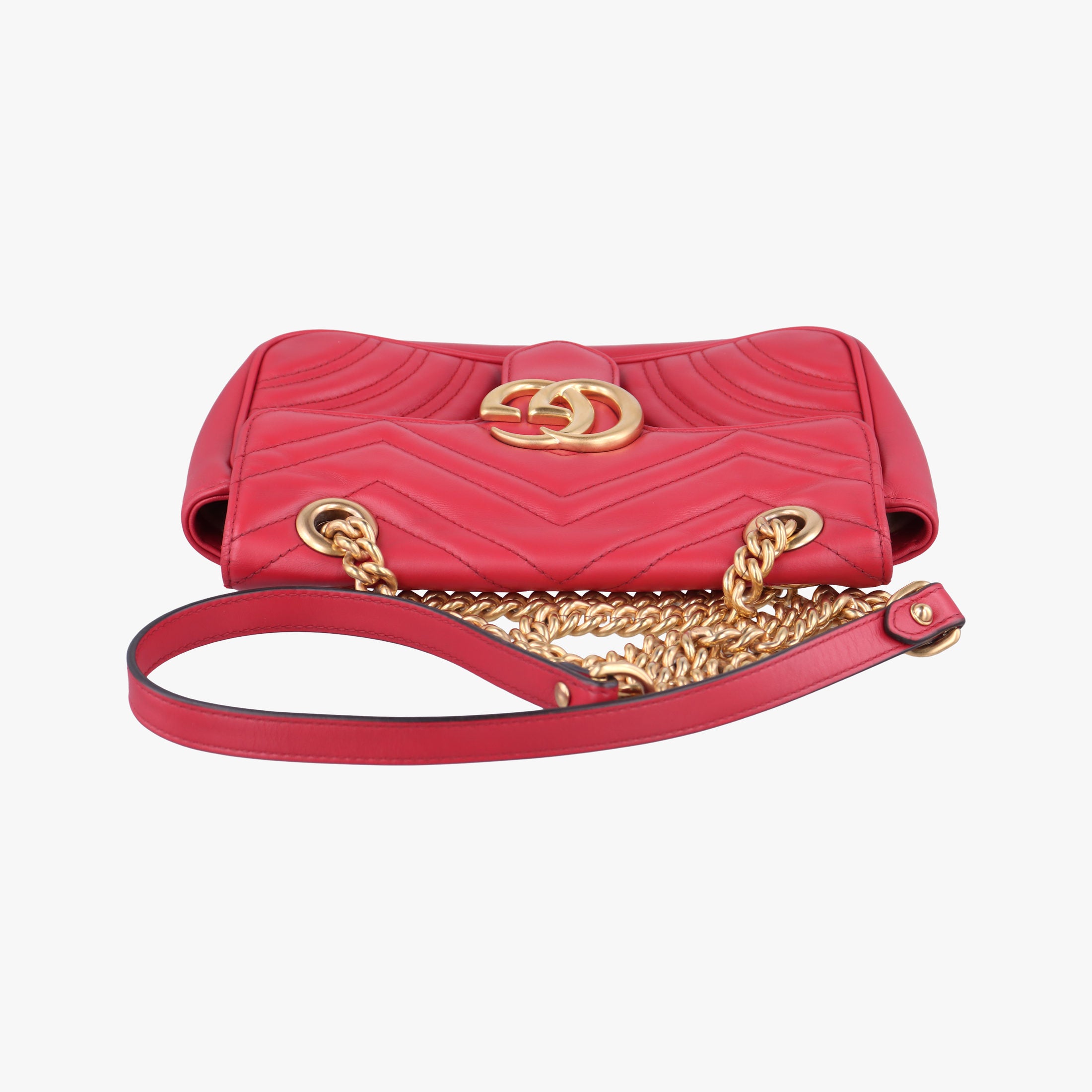 GG Marmont Red Leather 446744 C027769351GGマーモント レッド レザー 446744 C027769351