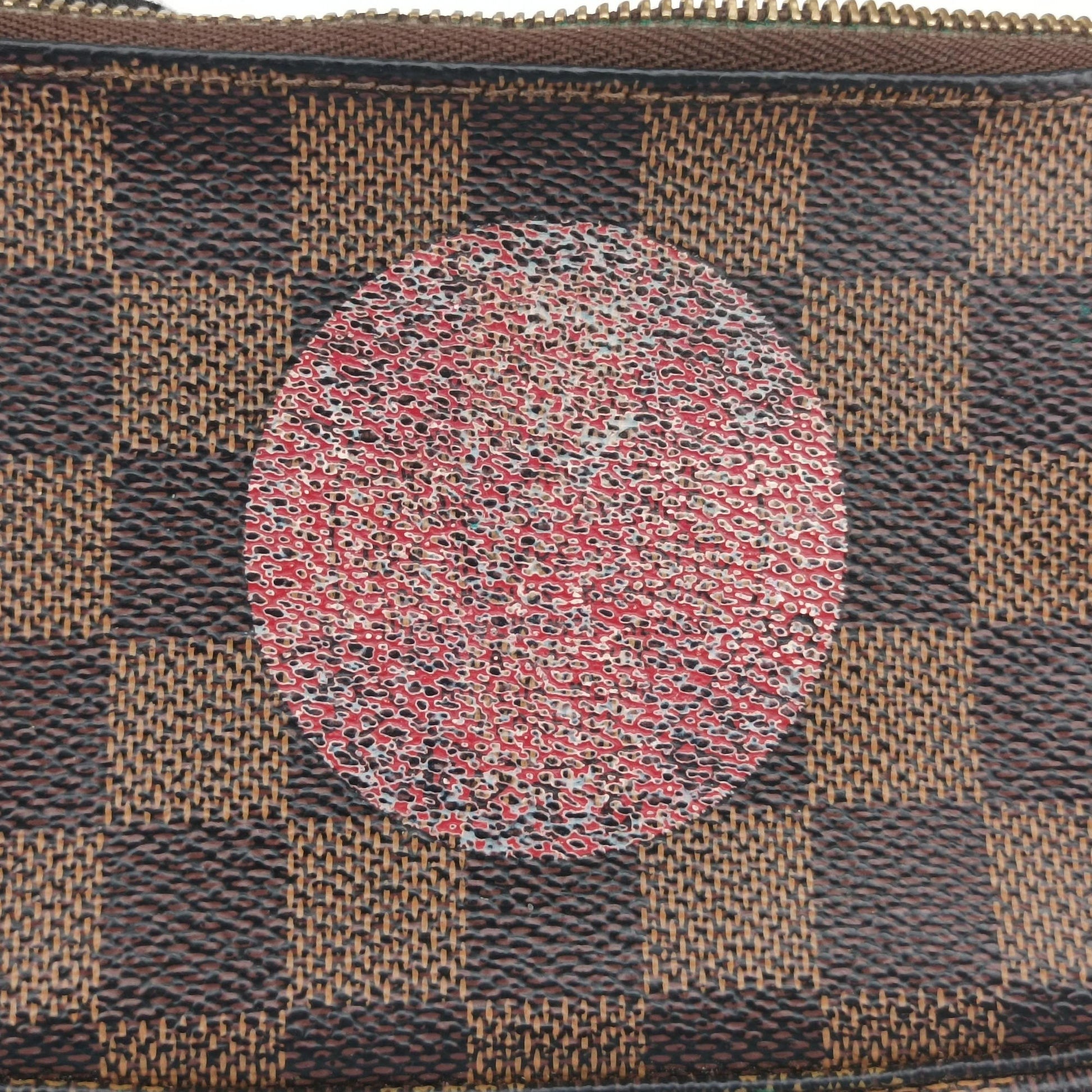 T&B Mini Pochette Accessoires EBENE×multi Damier Canvas N58011 DU4019ミニ ポシェット アクセソワールT&B エベヌ×マルチ ダミエキャンバス N58011 DU4019