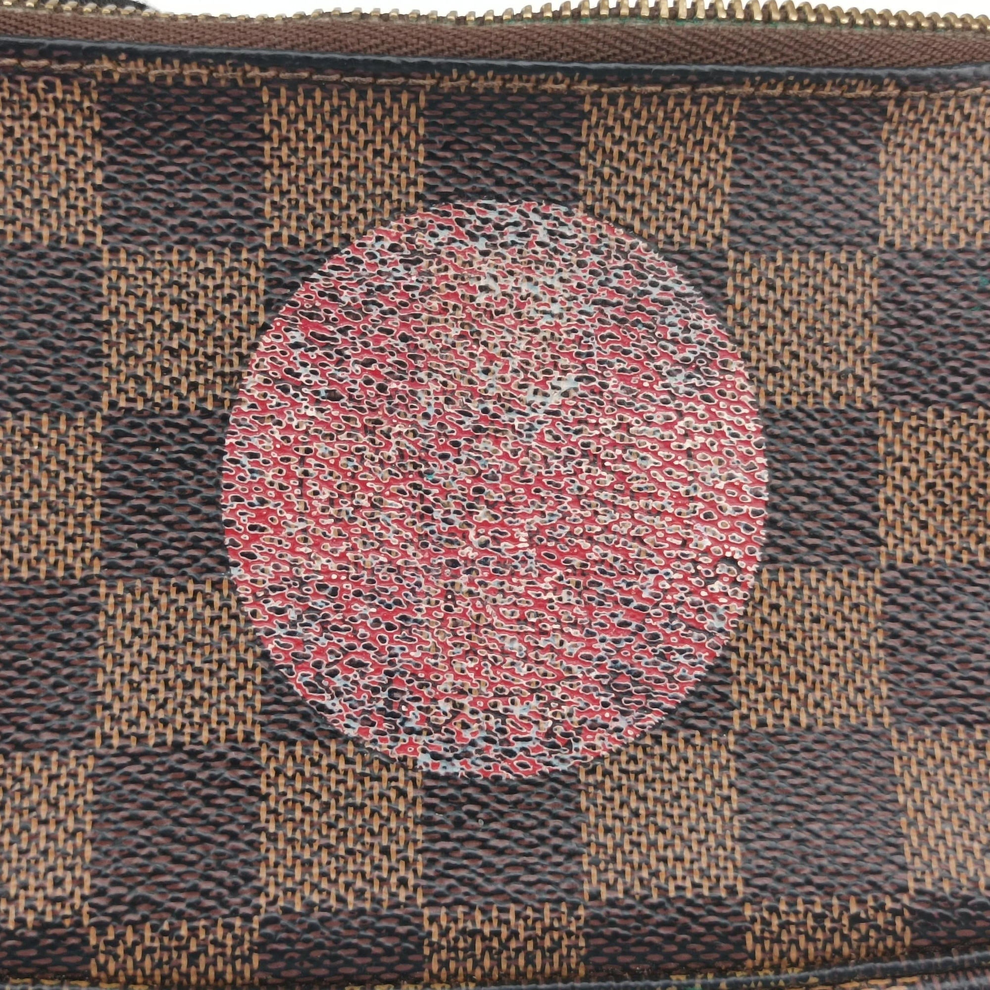 T&B Mini Pochette Accessoires EBENE×multi Damier Canvas N58011 DU4019ミニ ポシェット アクセソワールT&B エベヌ×マルチ ダミエキャンバス N58011 DU4019