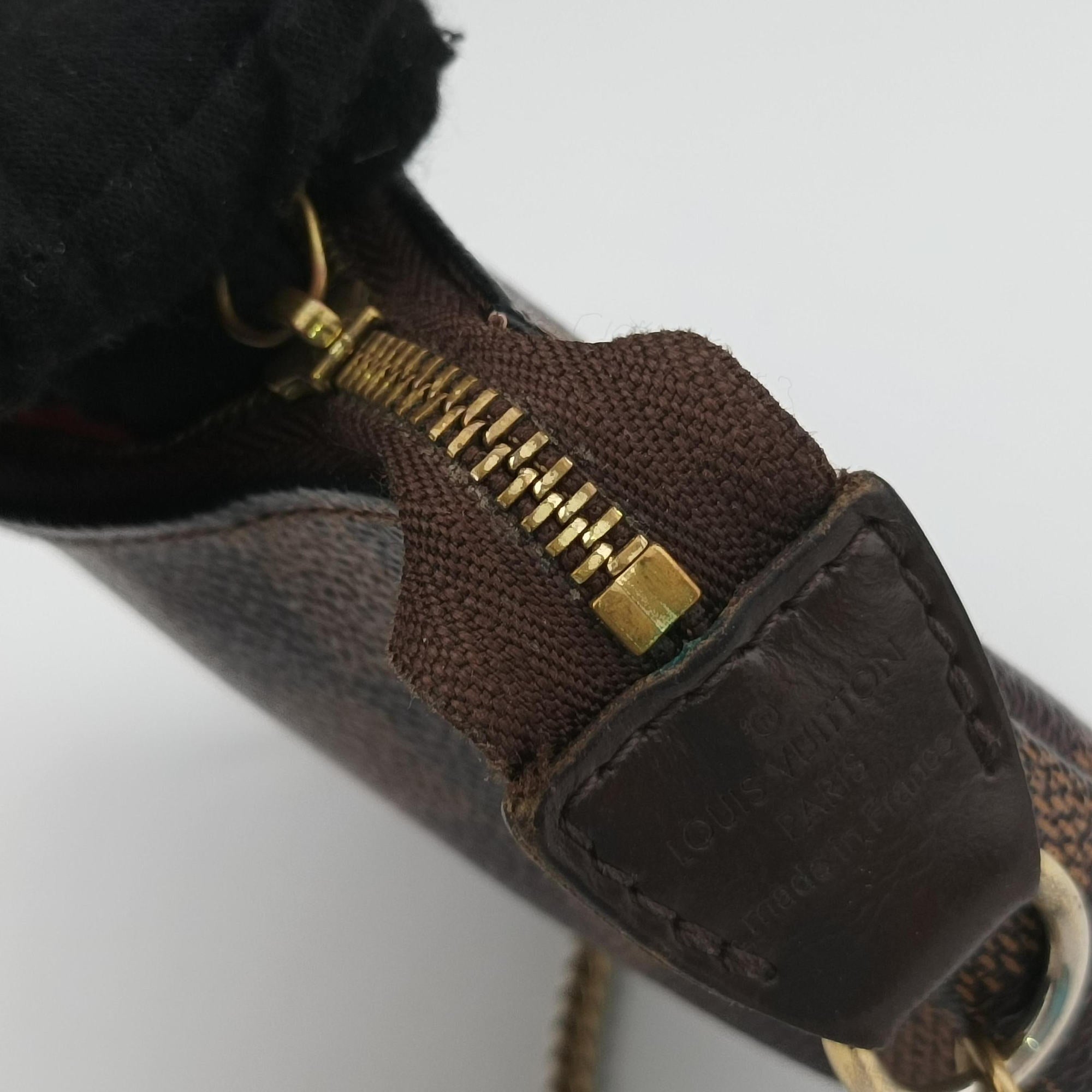 T&B Mini Pochette Accessoires EBENE×multi Damier Canvas N58011 DU4019ミニ ポシェット アクセソワールT&B エベヌ×マルチ ダミエキャンバス N58011 DU4019