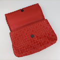Intrecciato Olimpia Red lambskin B07176403Fイントレチャート オリンピア レッド ラムスキン B07176403F