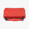 Intrecciato Olimpia Red lambskin B07176403Fイントレチャート オリンピア レッド ラムスキン B07176403F
