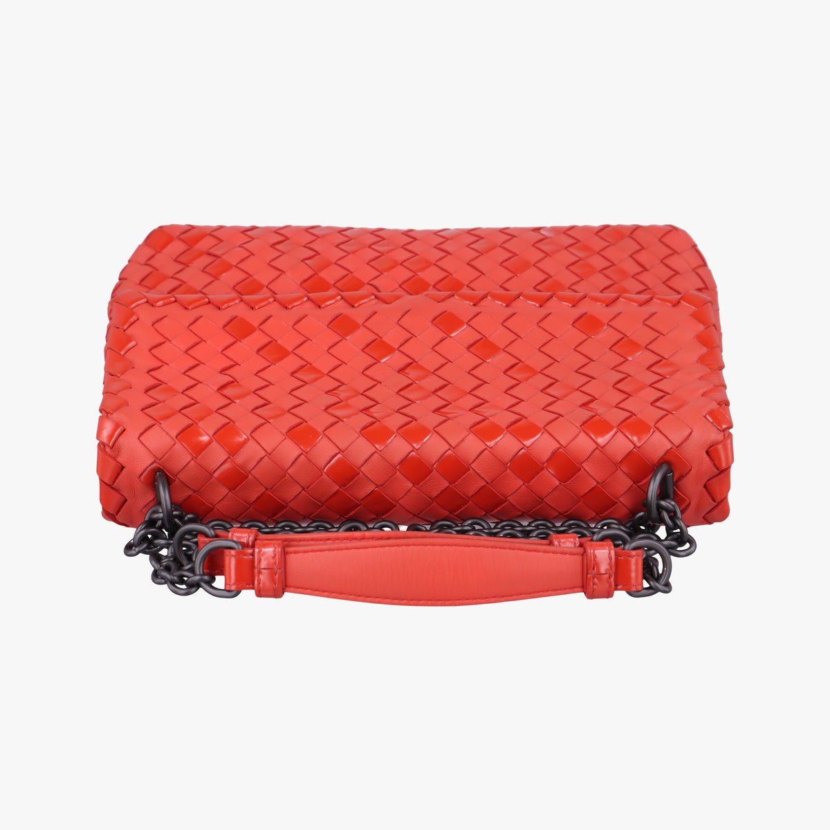 Intrecciato Olimpia Red lambskin B07176403Fイントレチャート オリンピア レッド ラムスキン B07176403F