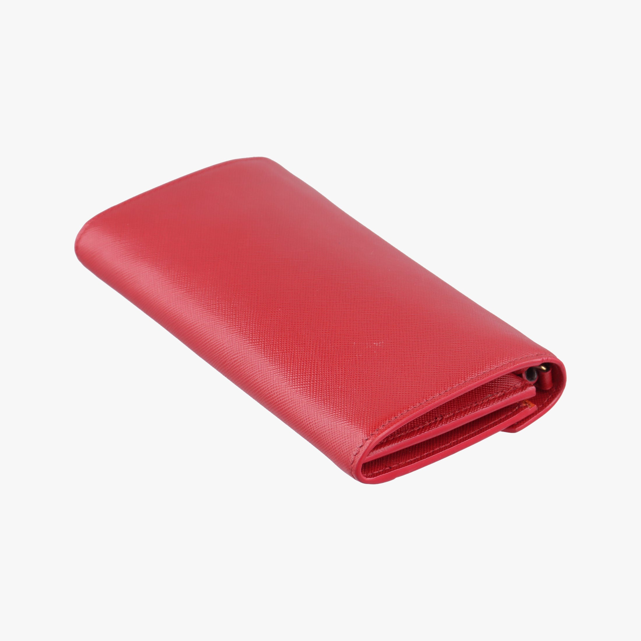 Envelope Red x Orange Saffiano Leather 178エンベロープ レッド x オレンジ サフィアーノレザー 178
