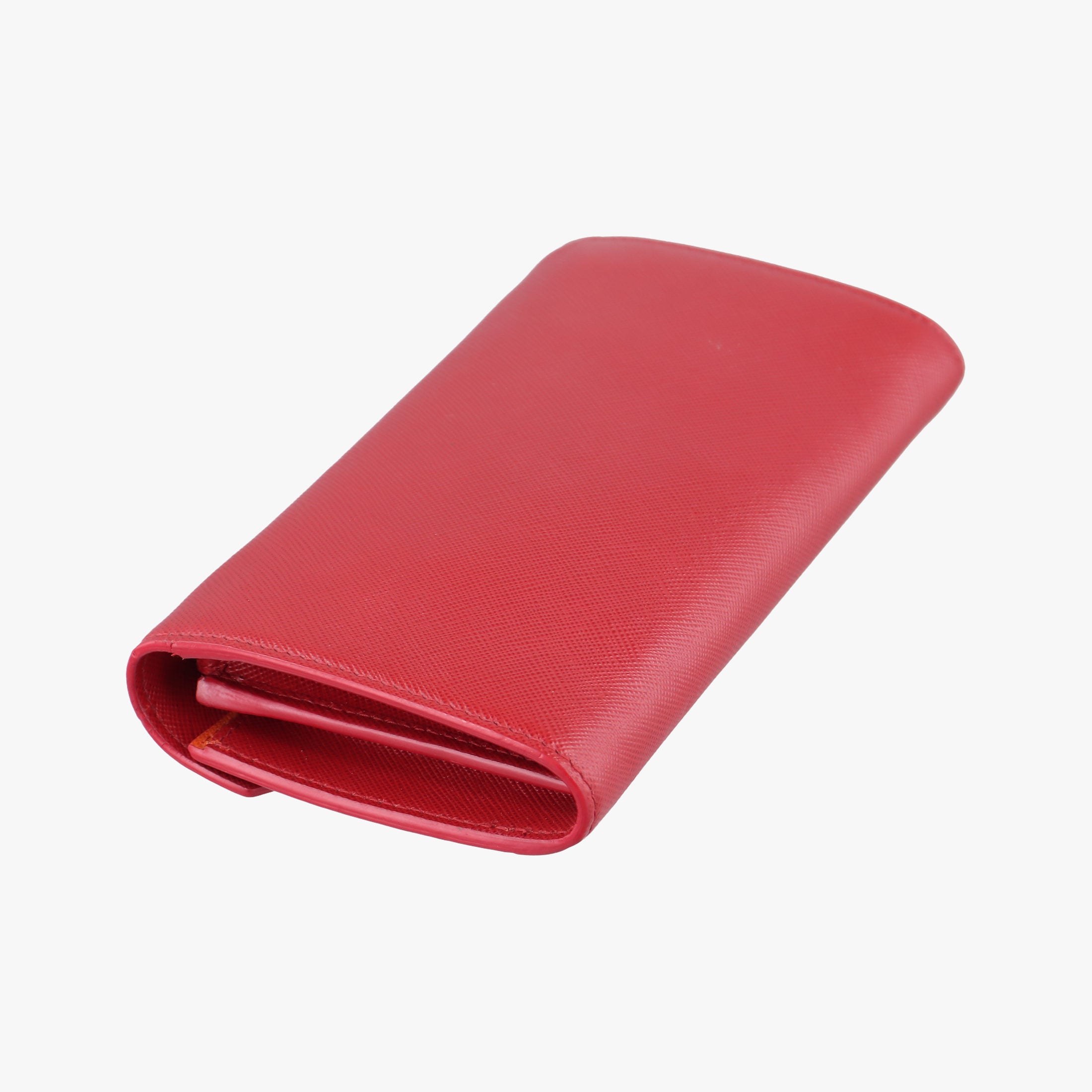Envelope Red x Orange Saffiano Leather 178エンベロープ レッド x オレンジ サフィアーノレザー 178