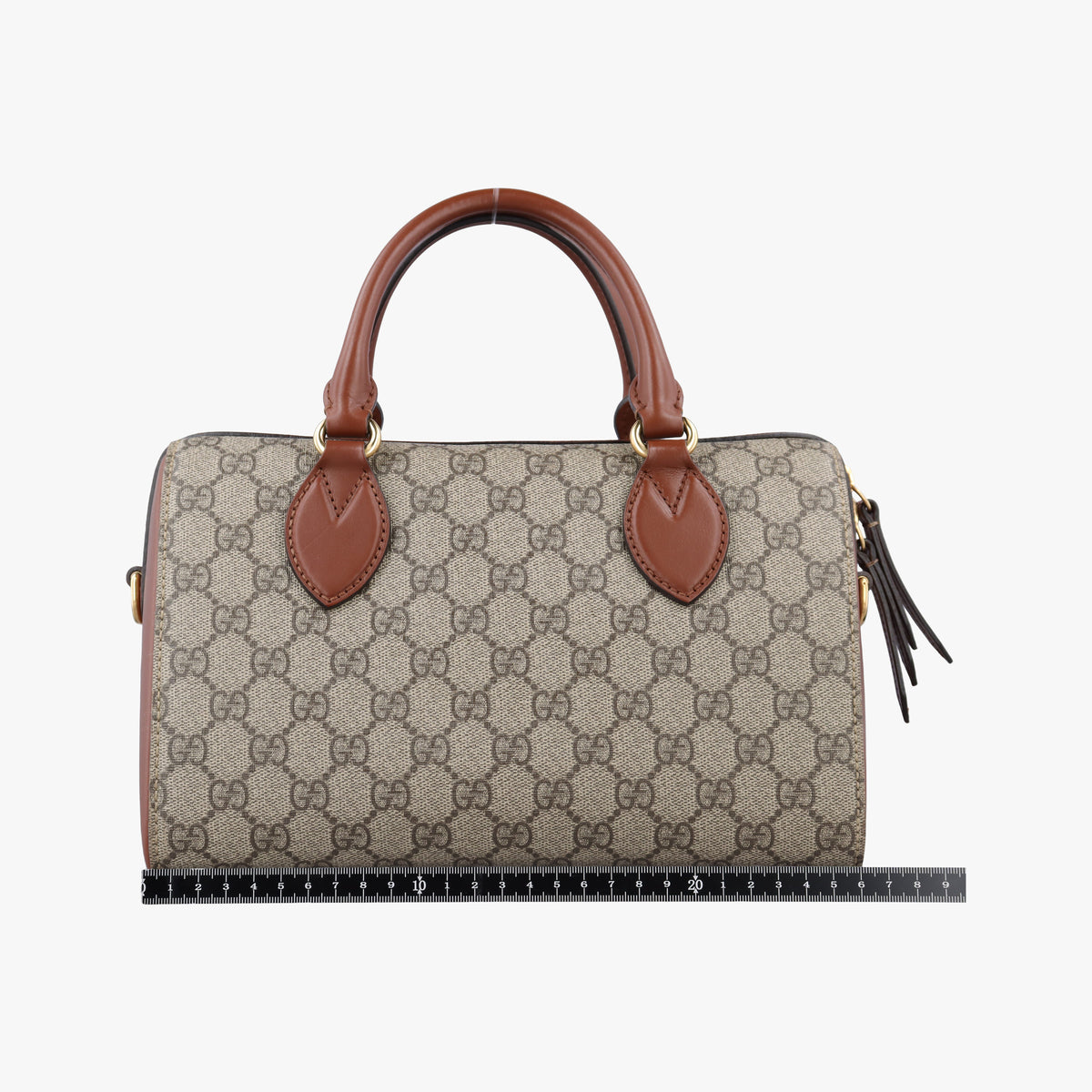 GG SUPREME beige×brown PVC coated canvas×Leather 409529 G019160675GGスプリーム ベージュ×ブラウン PVCコーティングキャンバス×レザー 409529 G019160675