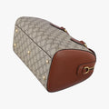 GG SUPREME beige×brown PVC coated canvas×Leather 409529 G019160675GGスプリーム ベージュ×ブラウン PVCコーティングキャンバス×レザー 409529 G019160675