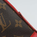 Pre-owned Louis Vuitton Dora PM brown×COQUELICOT Monogram canvas×calf leather M40274 handbag | stylenewstar