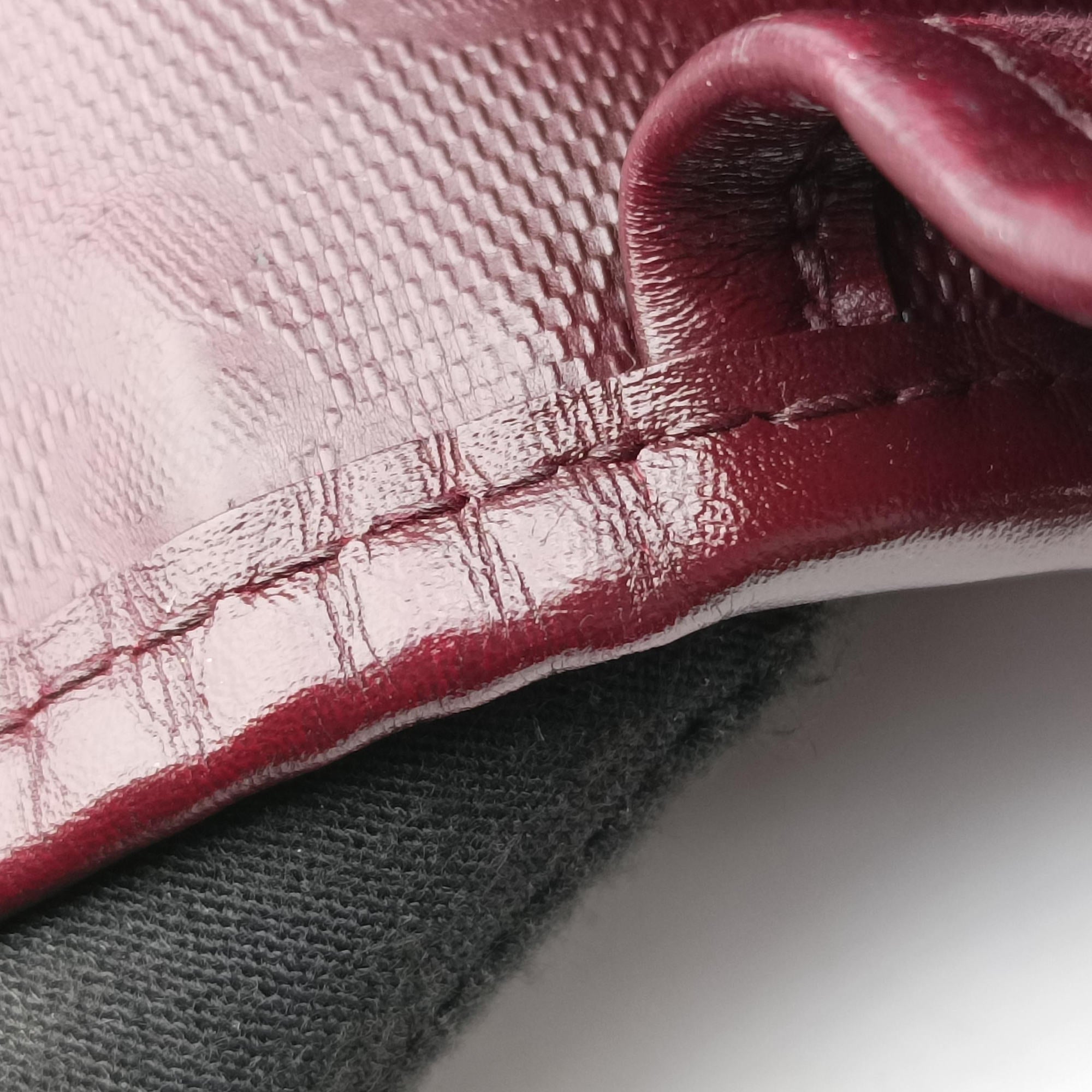GG Plus Messenger Burgundy PVC coated canvas 201732 C7030608GGプラス メッセンジャー ワインレッド PVCコーティングキャンバス 201732 C7030608