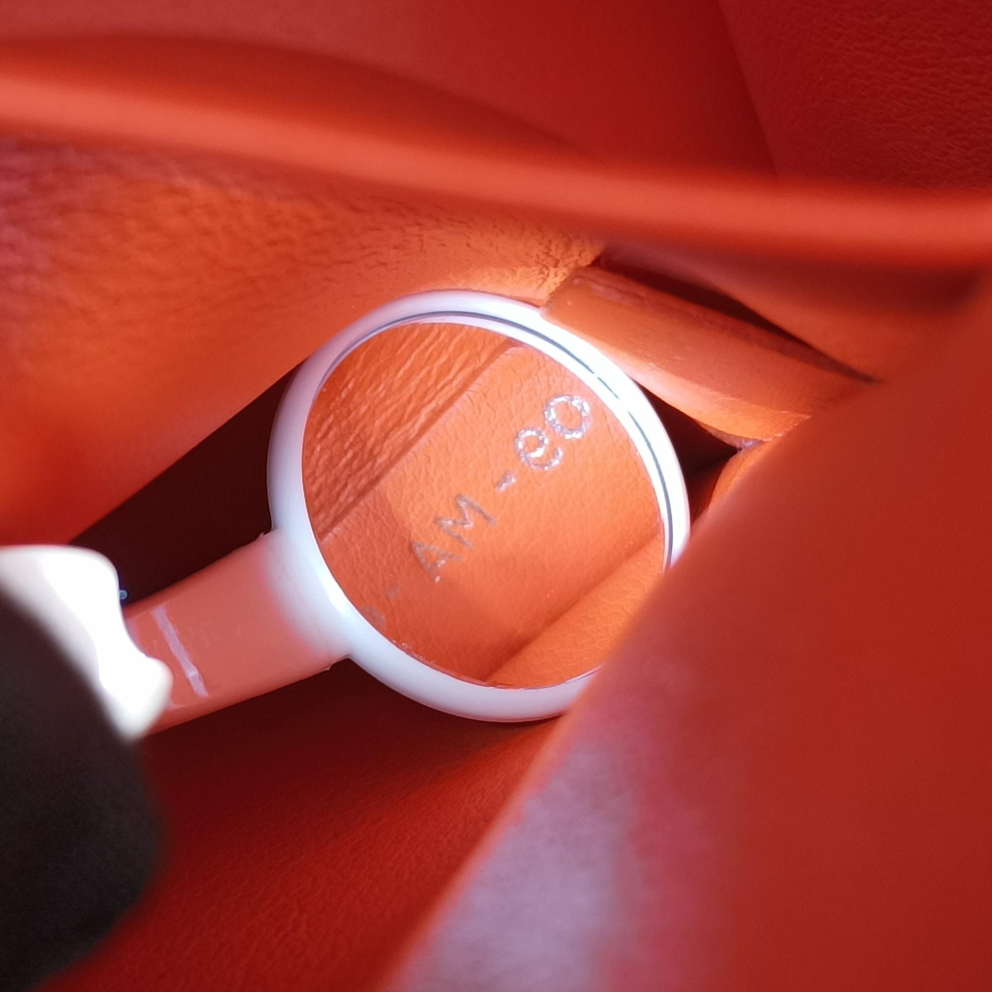Diorissimo Purple×Orange Leather 09-MA-0134ディオリッシモ パープル×オレンジ レザー 09-MA-0134