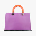 Diorissimo Purple×Orange Leather 09-MA-0134ディオリッシモ パープル×オレンジ レザー 09-MA-0134