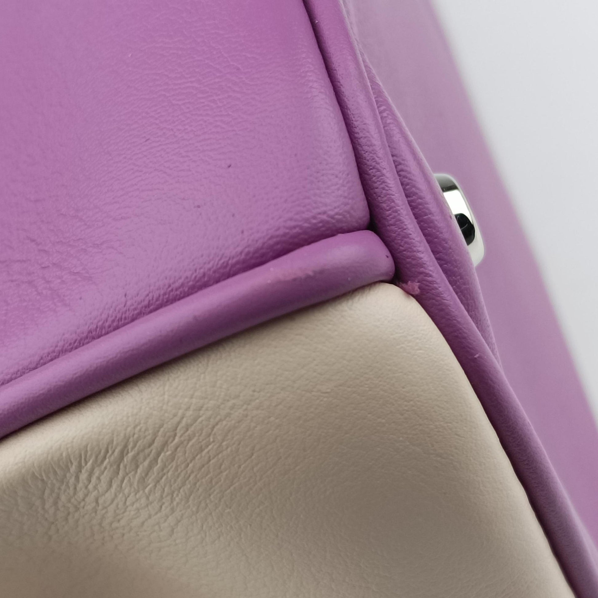 Diorissimo Purple×Orange Leather 09-MA-0134ディオリッシモ パープル×オレンジ レザー 09-MA-0134