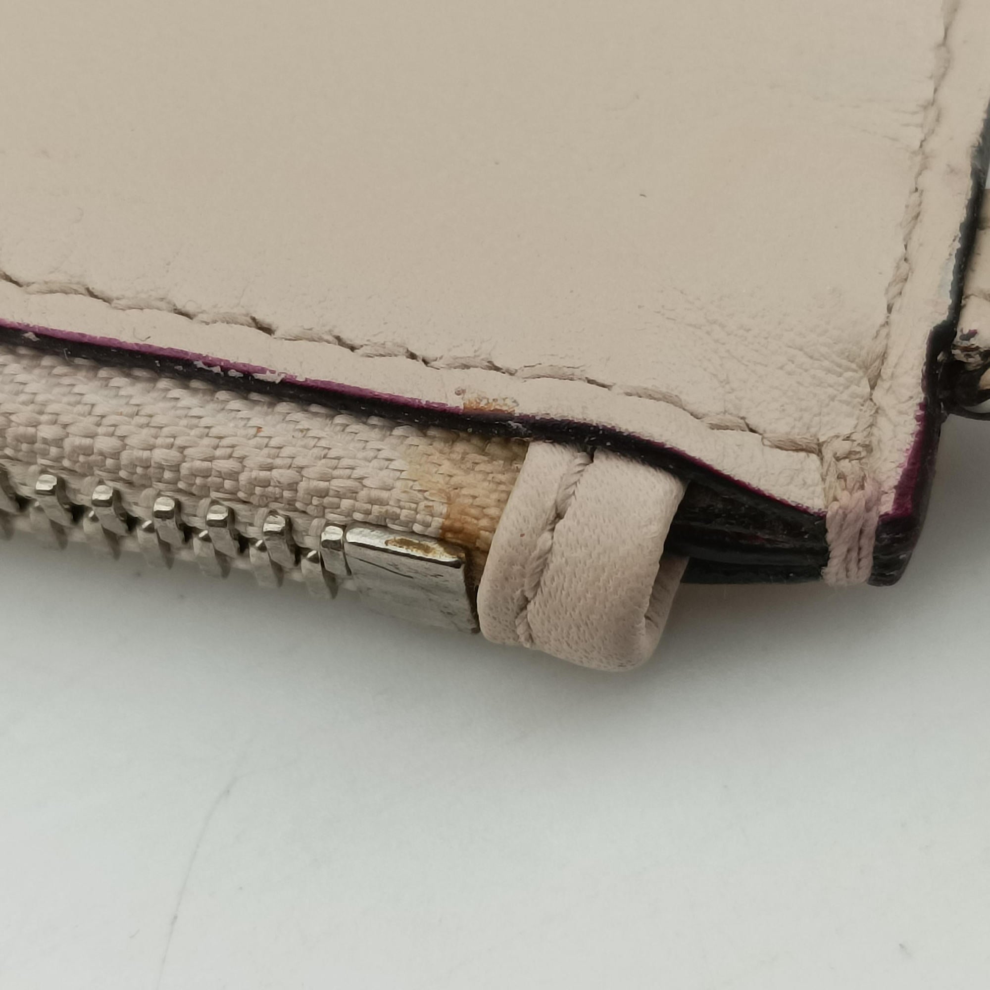 Diorissimo Purple×Orange Leather 09-MA-0134ディオリッシモ パープル×オレンジ レザー 09-MA-0134