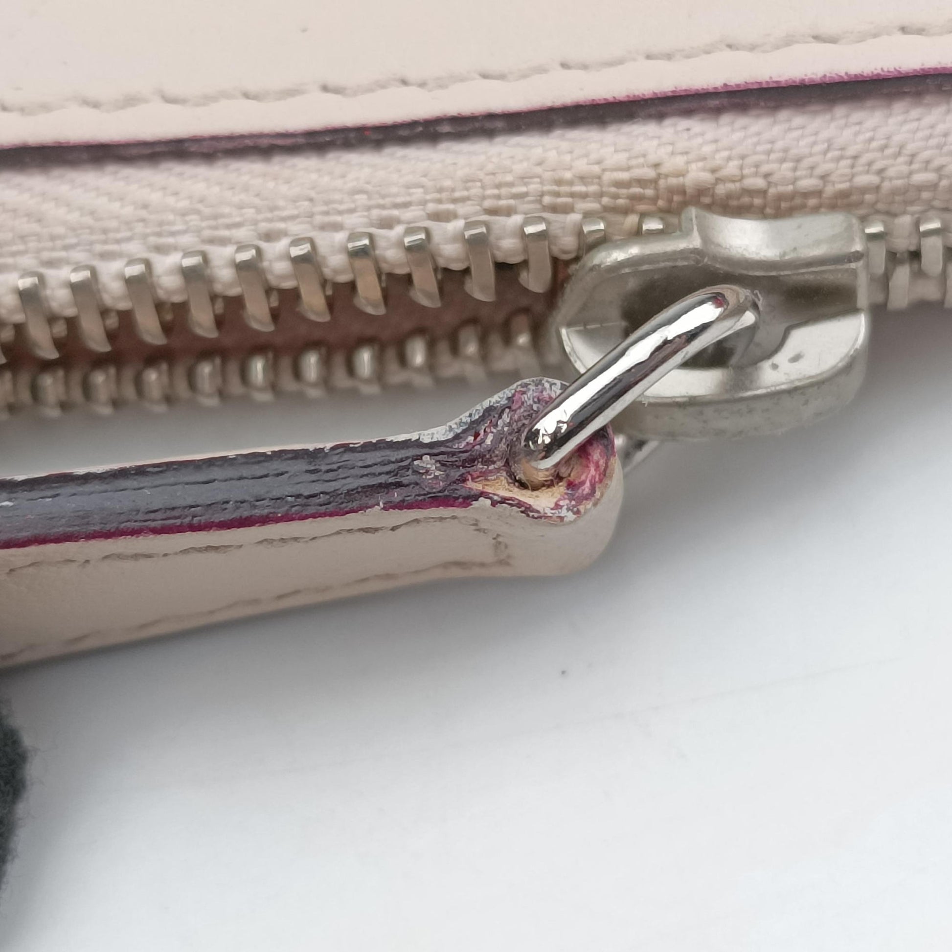 Diorissimo Purple×Orange Leather 09-MA-0134ディオリッシモ パープル×オレンジ レザー 09-MA-0134