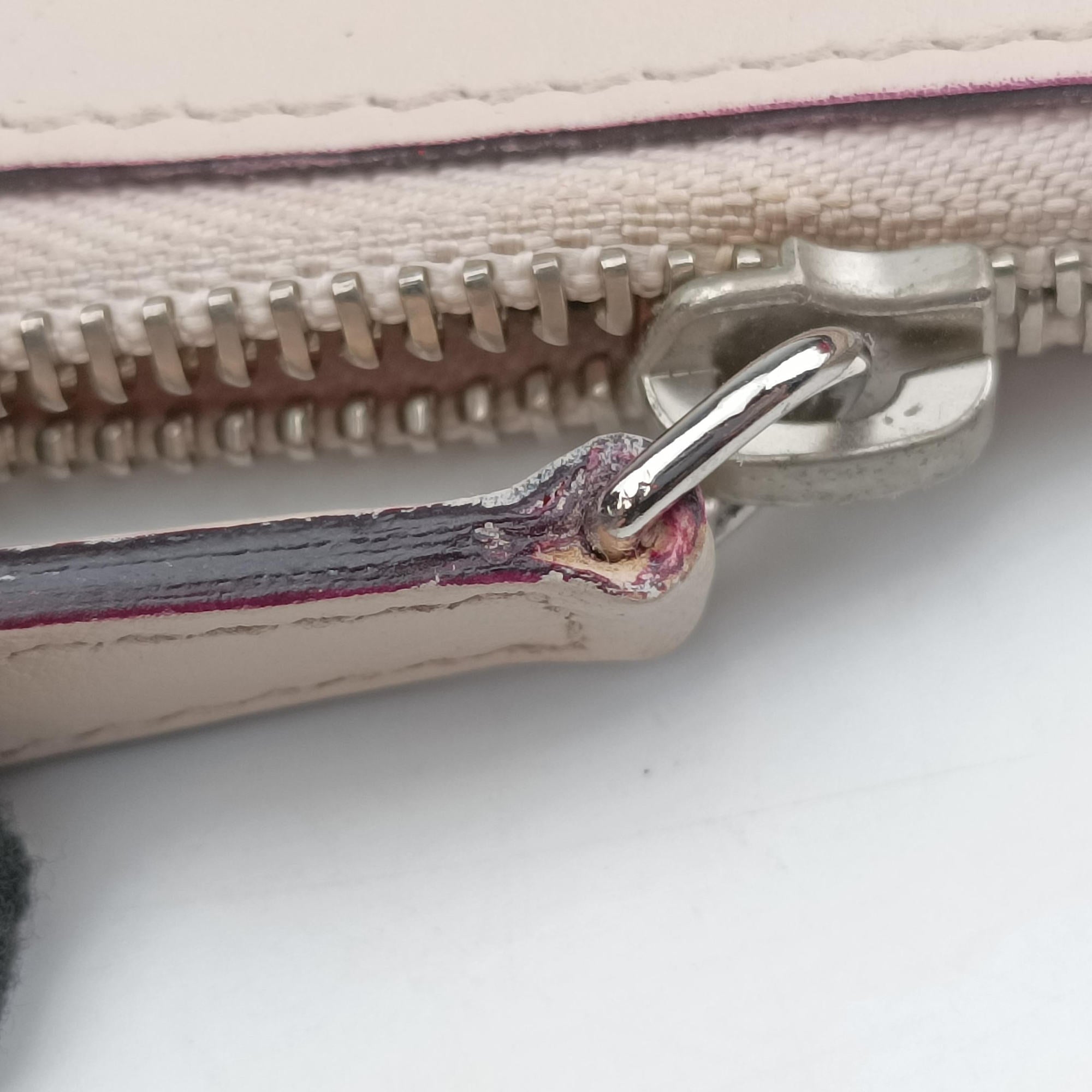 Diorissimo Purple×Orange Leather 09-MA-0134ディオリッシモ パープル×オレンジ レザー 09-MA-0134