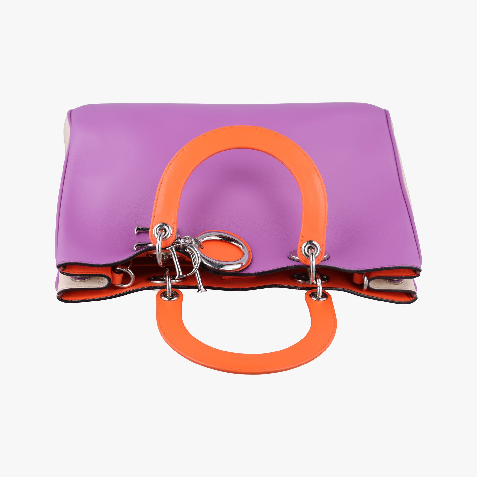 Diorissimo Purple×Orange Leather 09-MA-0134ディオリッシモ パープル×オレンジ レザー 09-MA-0134