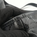 GG Imprime Black PVC coated canvas×Leather 211137 A013050284インプリメ ブラック PVCコーティングキャンバス×レザー 211137 A013050284
