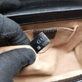 Padlock beige×black PVC coated canvas×Leather 409487 F023962397パドロック ベージュ×ブラック PVCコーティングキャンバス×レザー 409487 F023962397