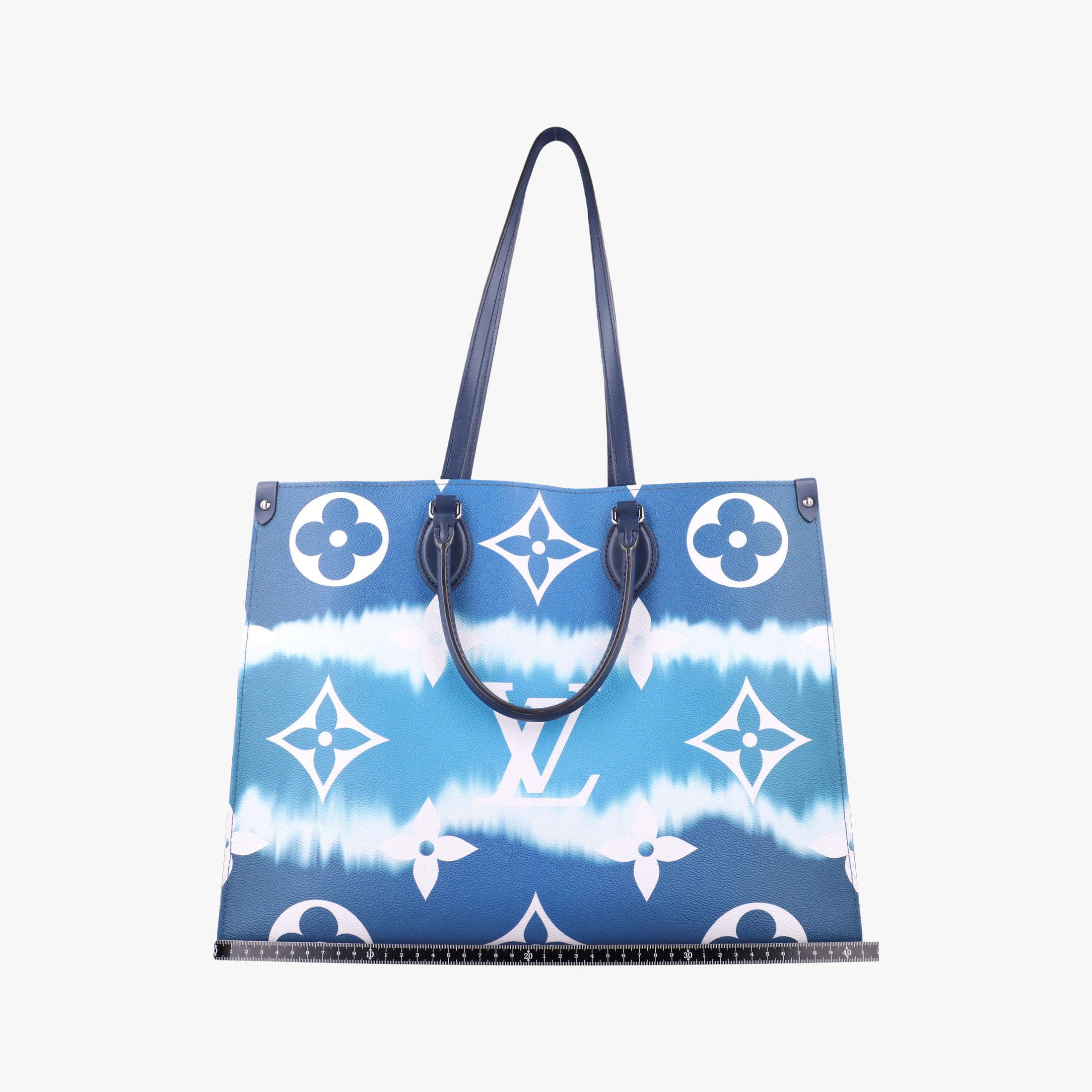 LV ESCALE OnTheGo GM Blue Monogram Giant M45120 FL2200 IC ChipLVエスカル オンザゴーGM ブルー モノグラム ジャイアント M45120 FL2200 ICチップ