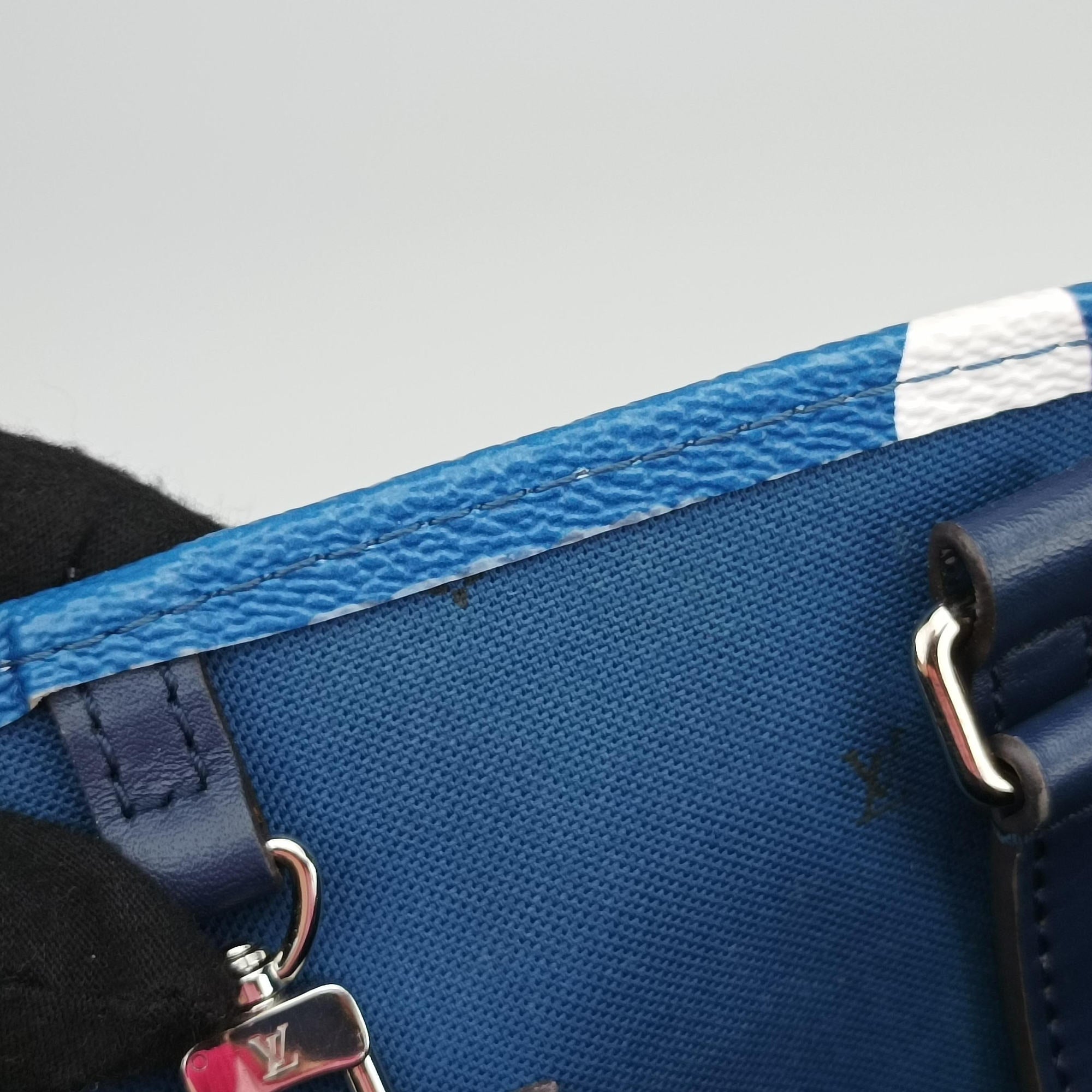 LV ESCALE OnTheGo GM Blue Monogram Giant M45120 FL2200 IC ChipLVエスカル オンザゴーGM ブルー モノグラム ジャイアント M45120 FL2200 ICチップ