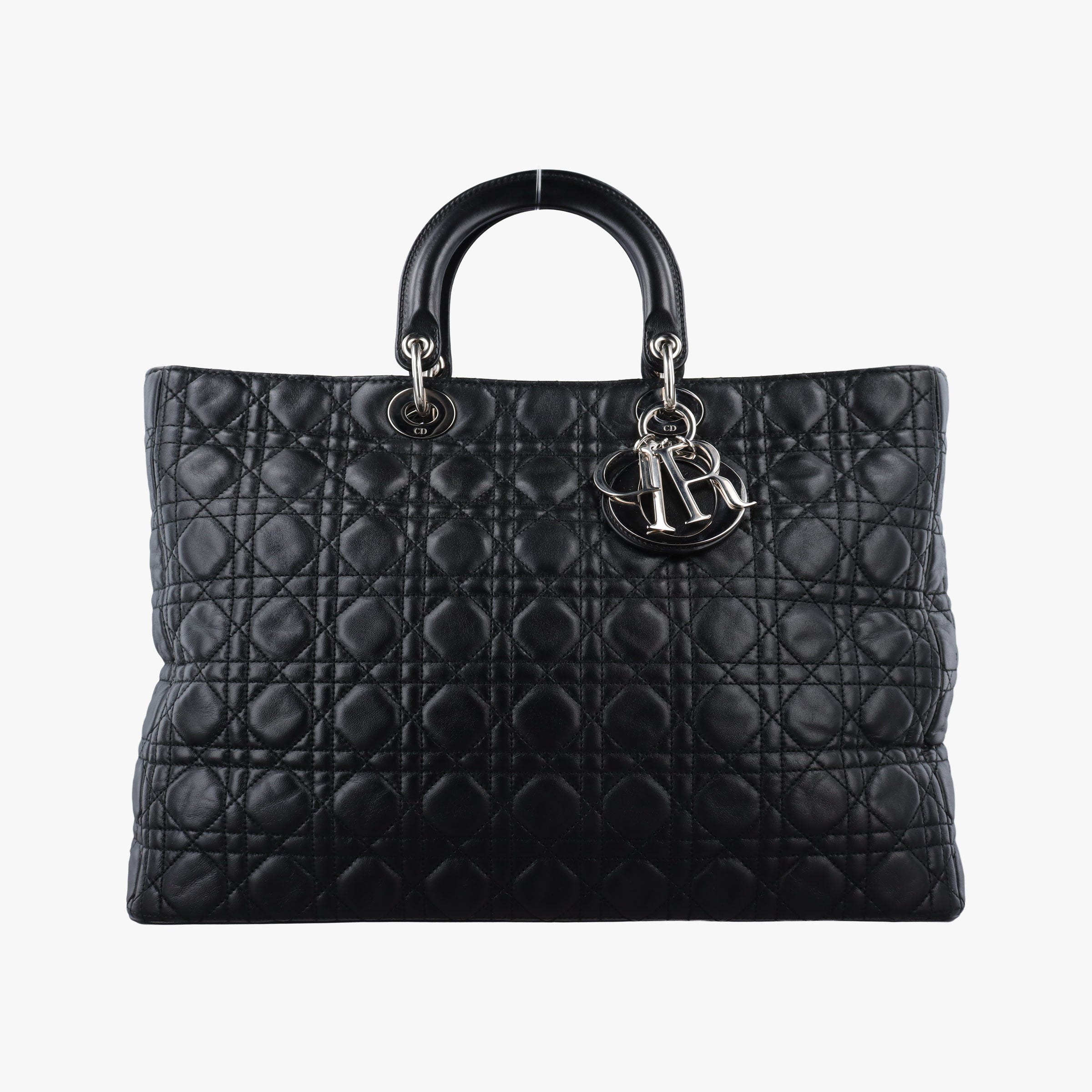 Lady Dior Black lambskin 26-MA-0140レディディオール ブラック ラムスキン 26-MA-0140
