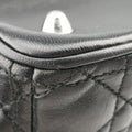 Lady Dior Black lambskin 26-MA-0140レディディオール ブラック ラムスキン 26-MA-0140