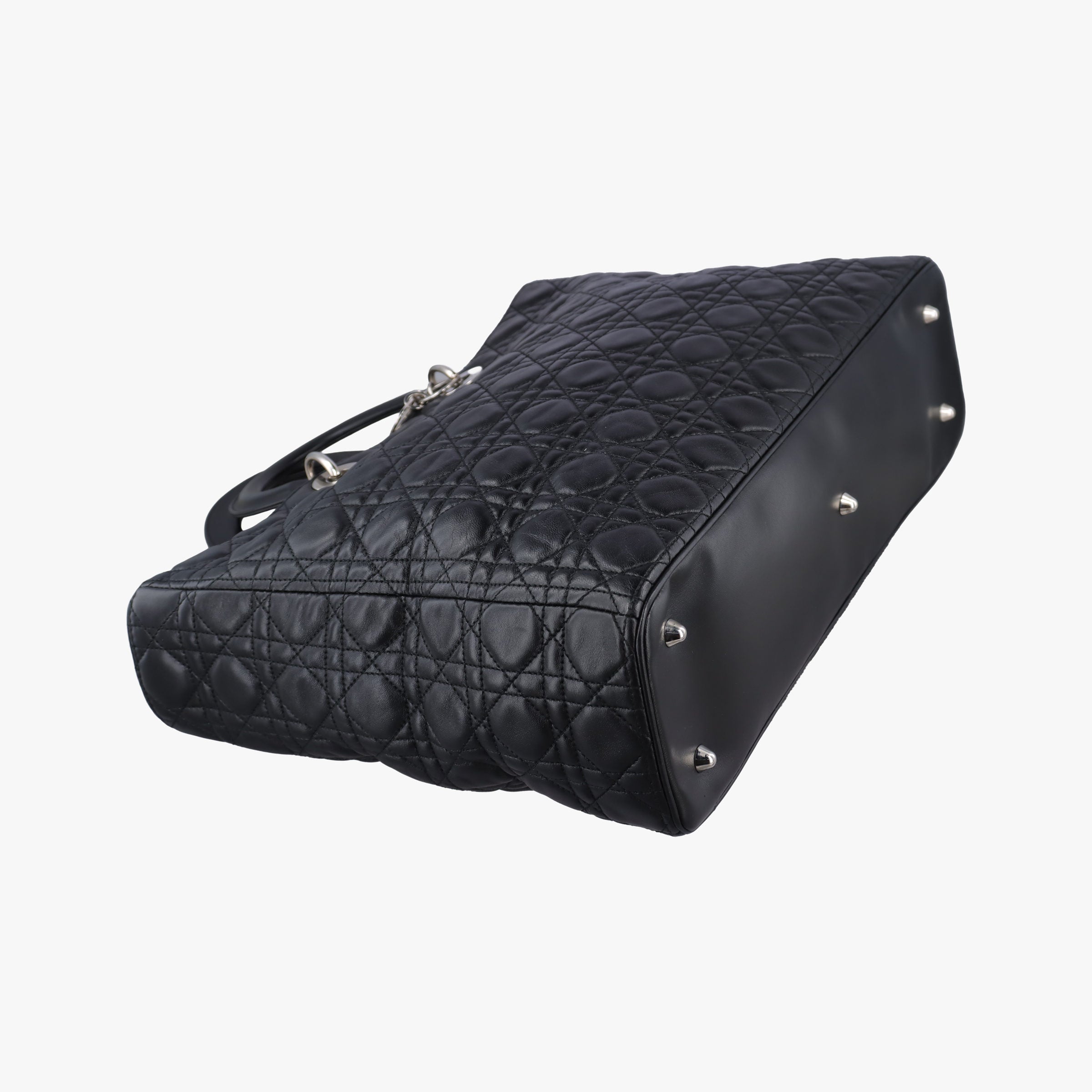 Lady Dior Black lambskin 26-MA-0140レディディオール ブラック ラムスキン 26-MA-0140