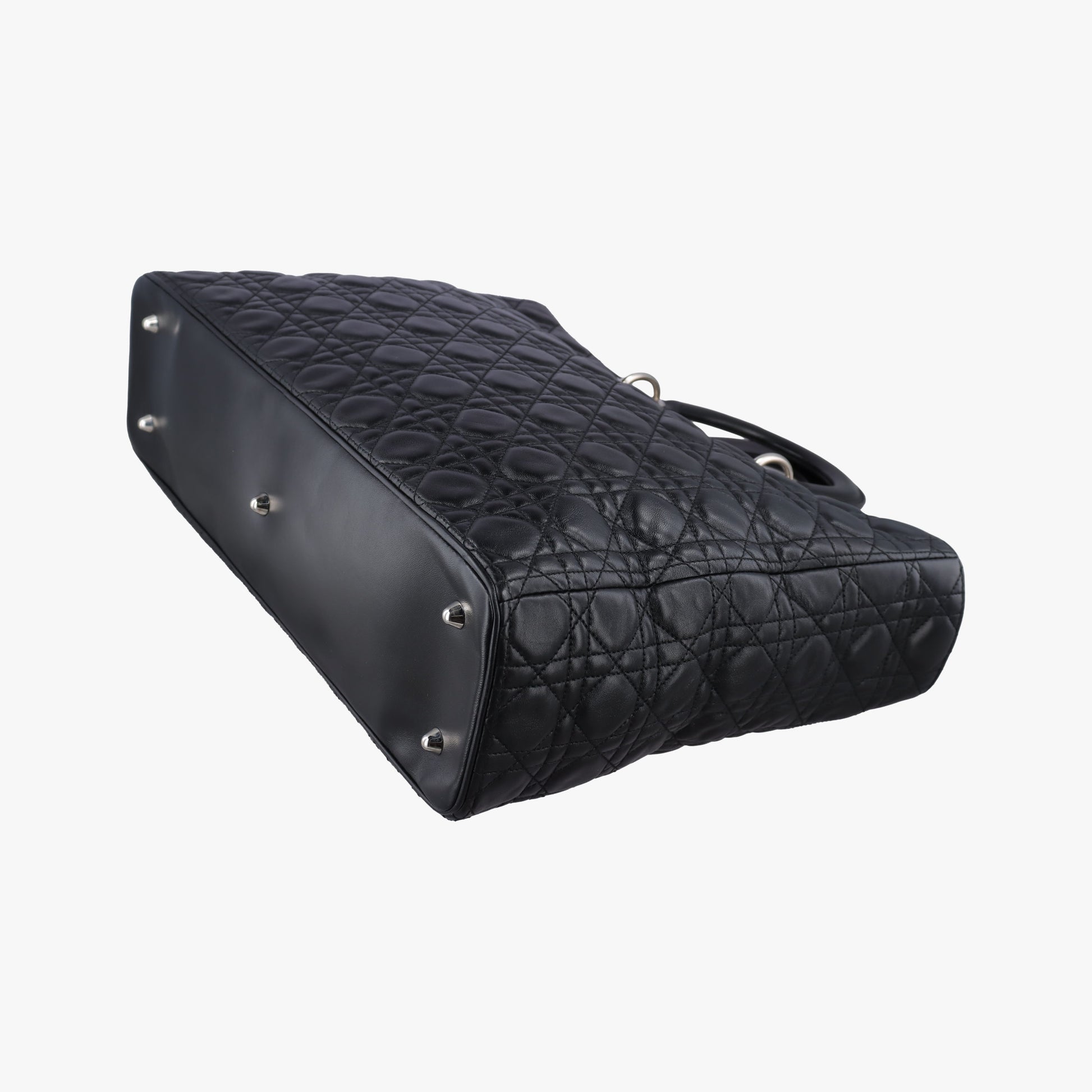 Lady Dior Black lambskin 26-MA-0140レディディオール ブラック ラムスキン 26-MA-0140
