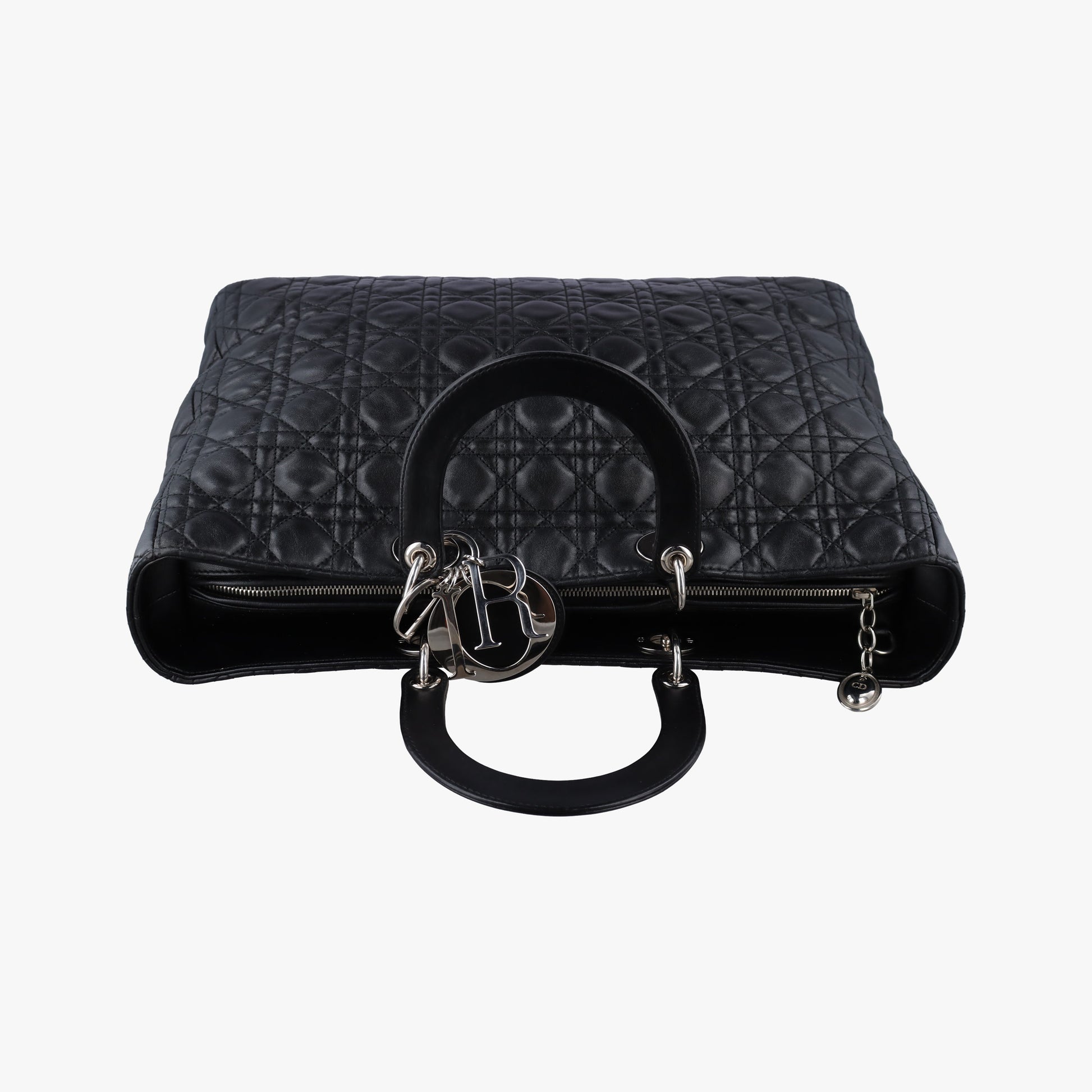 Lady Dior Black lambskin 26-MA-0140レディディオール ブラック ラムスキン 26-MA-0140