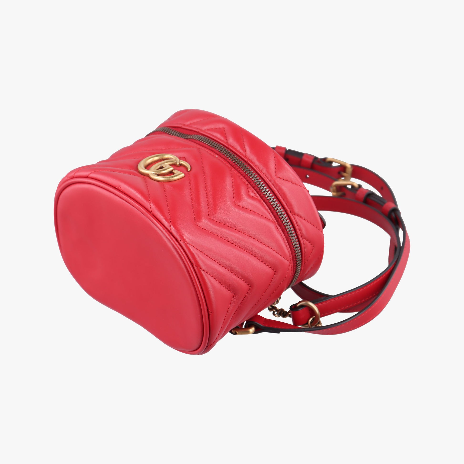 GG Marmont Red Leather 598594 GGマーモント レッド レザー 598594 