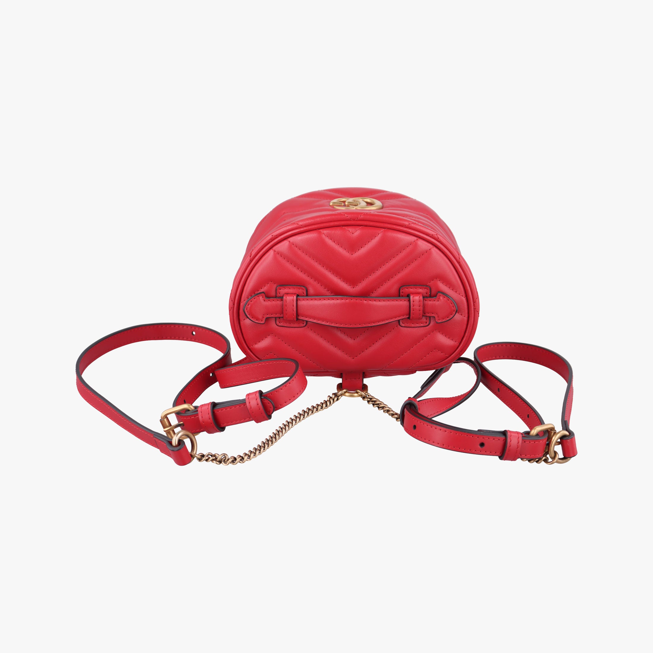 GG Marmont Red Leather 598594 GGマーモント レッド レザー 598594 
