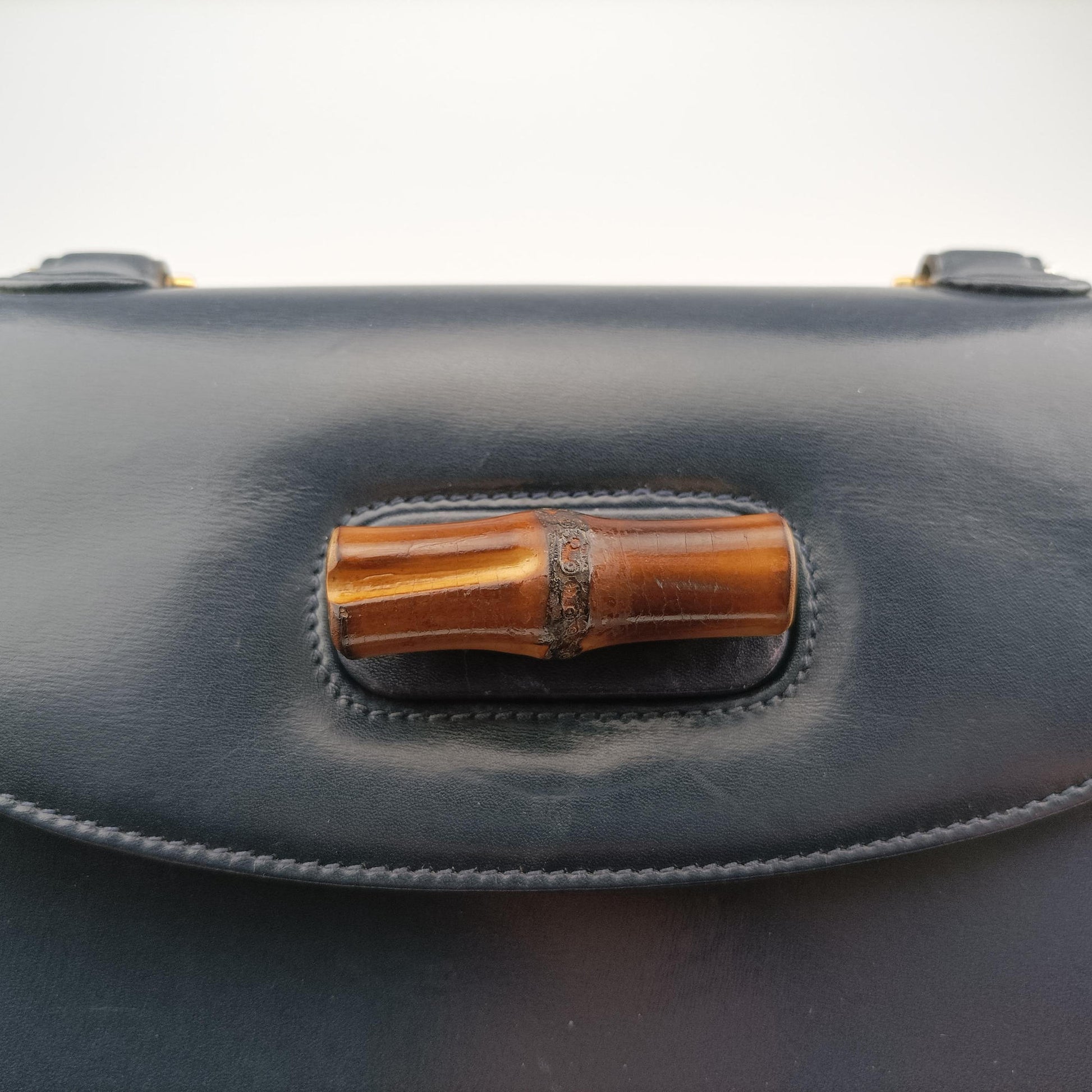 Bamboo Navy Leather 000.01 バンブー ネイビー レザー 000.01 