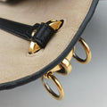 Pre-owned Fendi Kan I Black Leather 8BT283 shoulderbag | stylenewstar