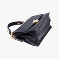 Pre-owned Fendi Kan I Black Leather 8BT283 shoulderbag | stylenewstar