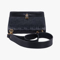 Pre-owned Fendi Kan I Black Leather 8BT283 shoulderbag | stylenewstar