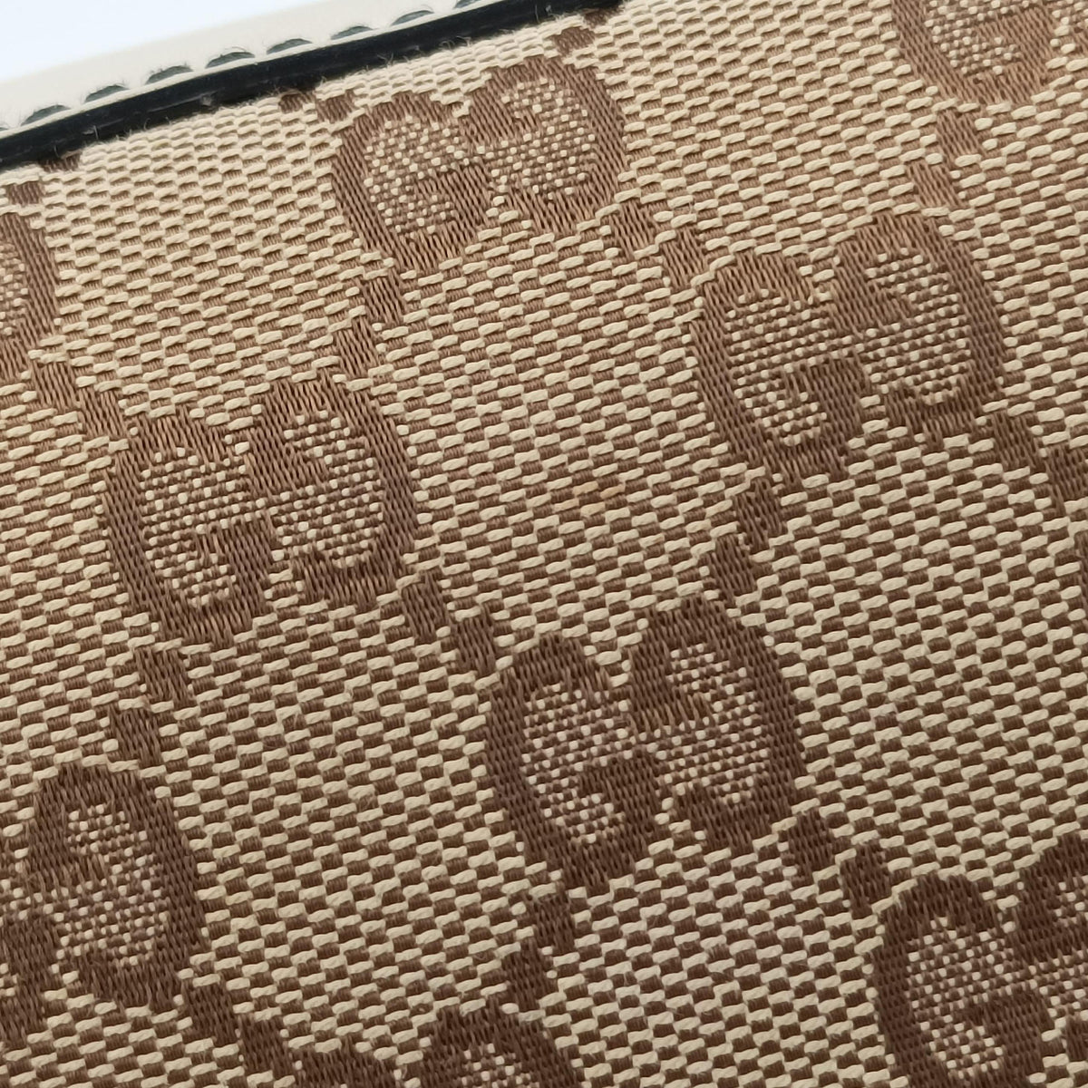 Secondhand Gucci Emily White×brown Leather×canvas 295402 shoulderbag | stylenewstar
