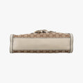 Secondhand Gucci Emily White×brown Leather×canvas 295402 shoulderbag | stylenewstar