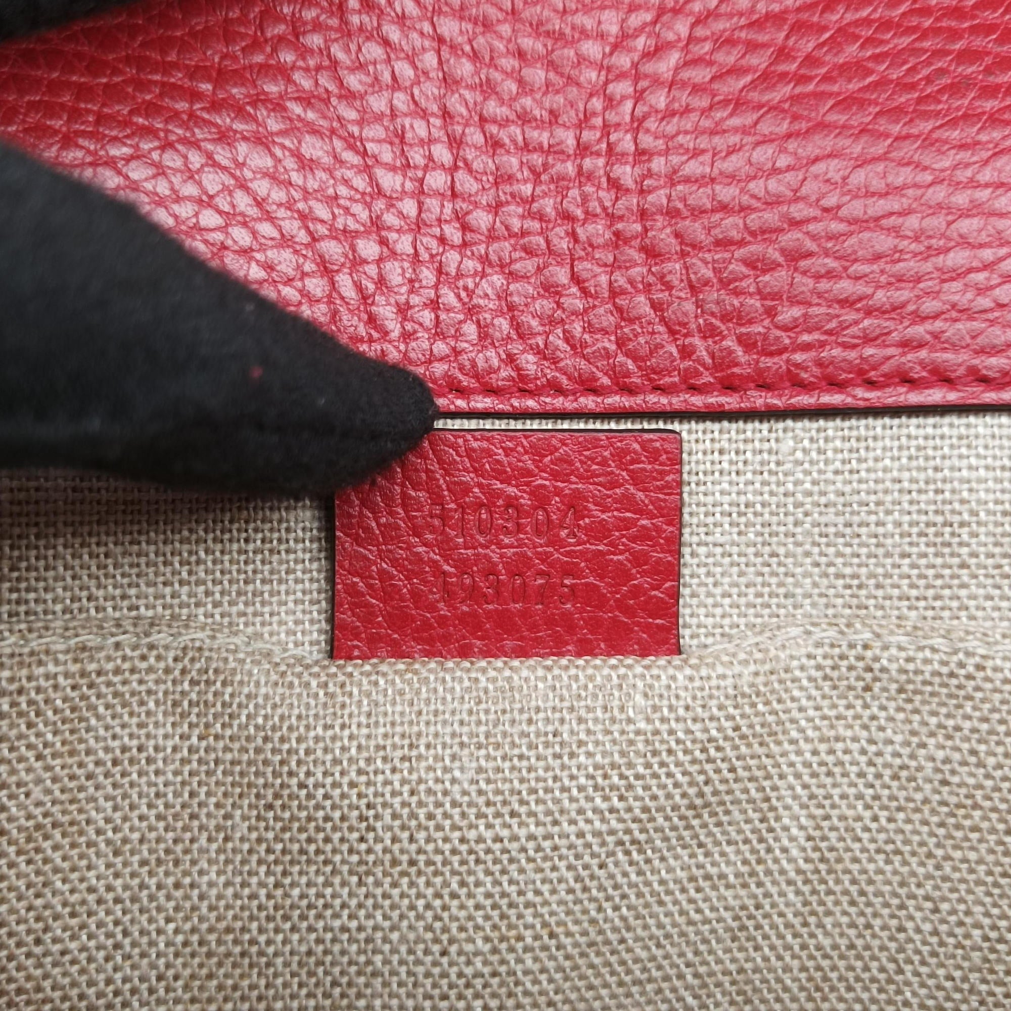 Interlocking G Red Leather 510304 C031640128インターロッキングG レッド レザー 510304 C031640128