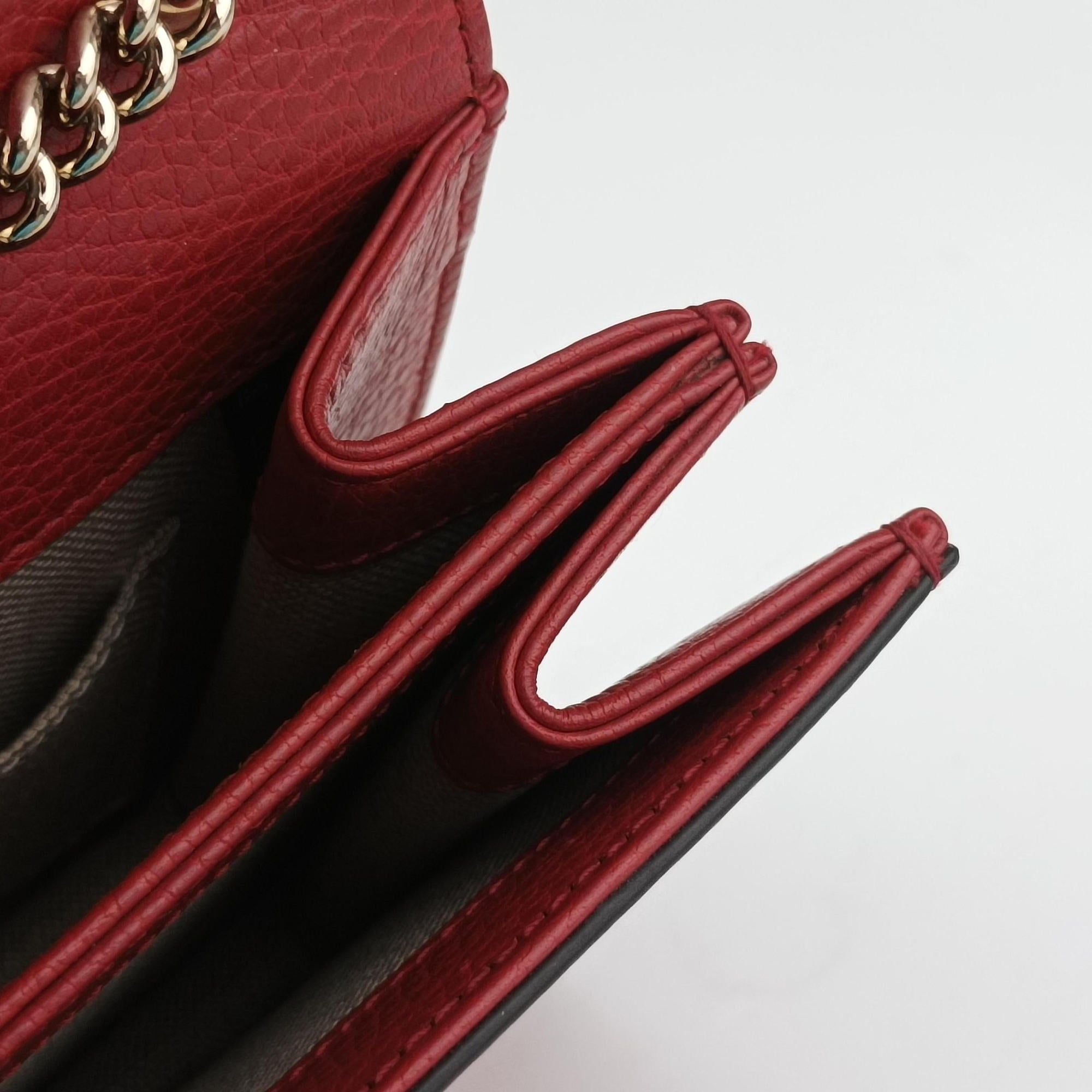 Interlocking G Red Leather 510304 C031640128インターロッキングG レッド レザー 510304 C031640128