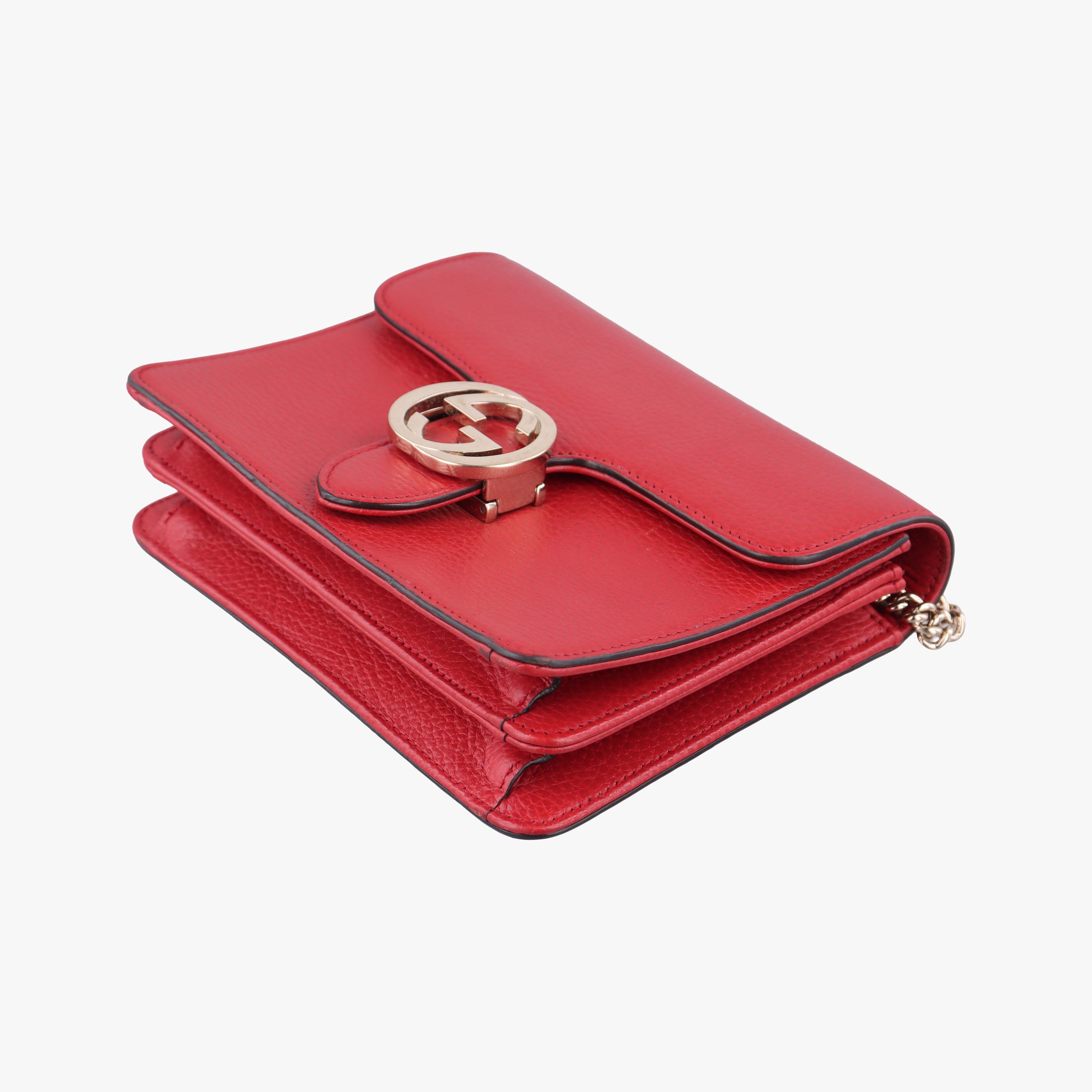 Interlocking G Red Leather 510304 C031640128インターロッキングG レッド レザー 510304 C031640128