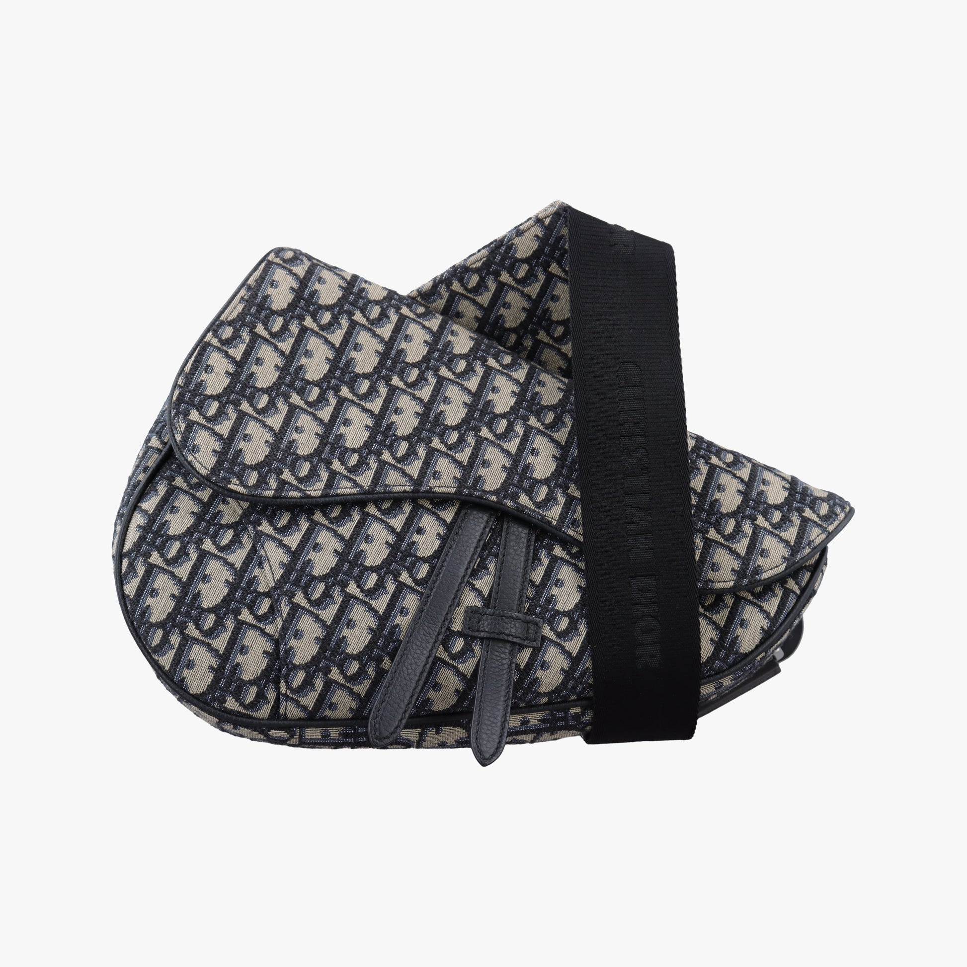 saddle Navy Jacquard×Leather 26-BO-1220サドル ネイビー ジャガード×レザー 26-BO-1220
